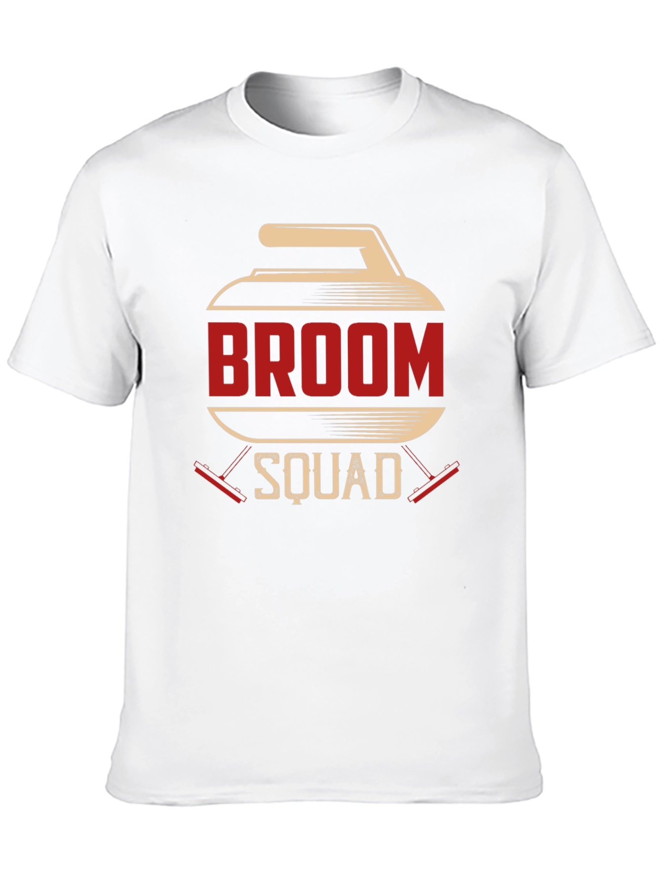 Black Broom Squad Curling T-Shirt view 10