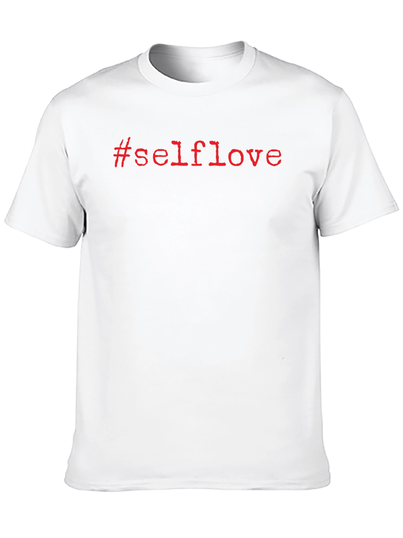 Black #Selflove T-Shirt - Black Short Sleeve Tee view 10