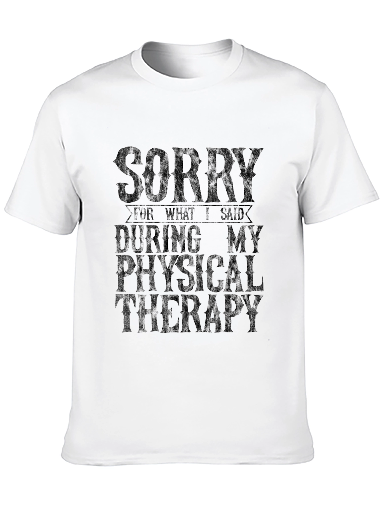 Black Sorry For What I Said T-Shirt view 10