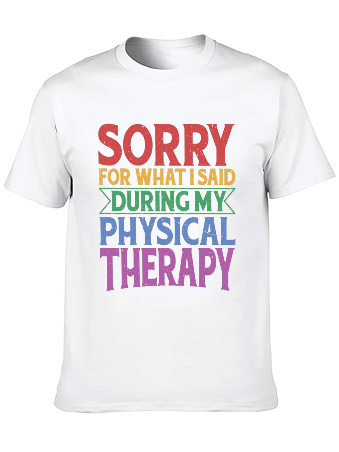 Black Sorry Physical Therapy T-Shirt view 10