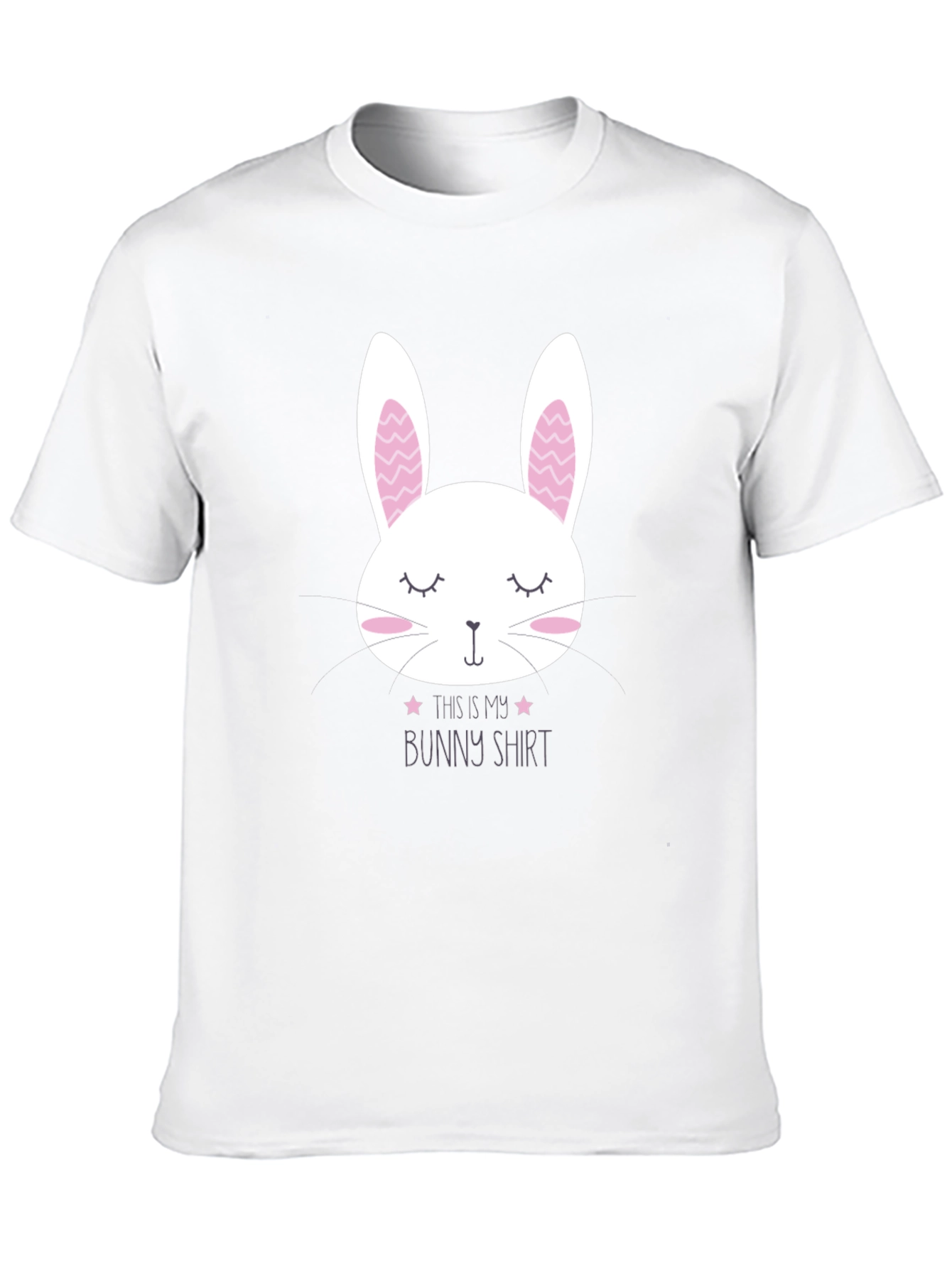 Black Bunny Shirt Cute Easter Tee view 10