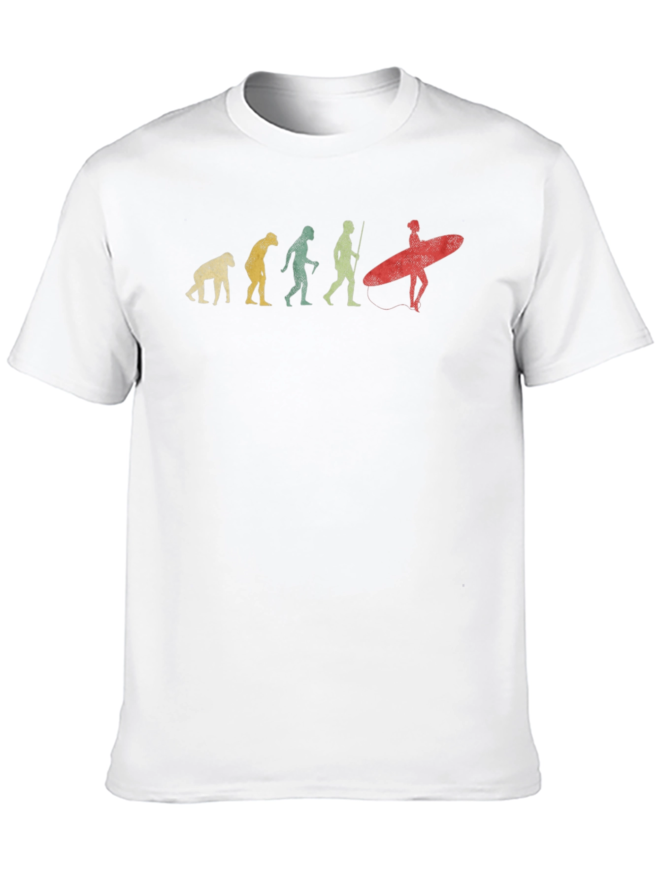 Black Evolution of Surfing T-Shirt Funny Surfer Gift view 10