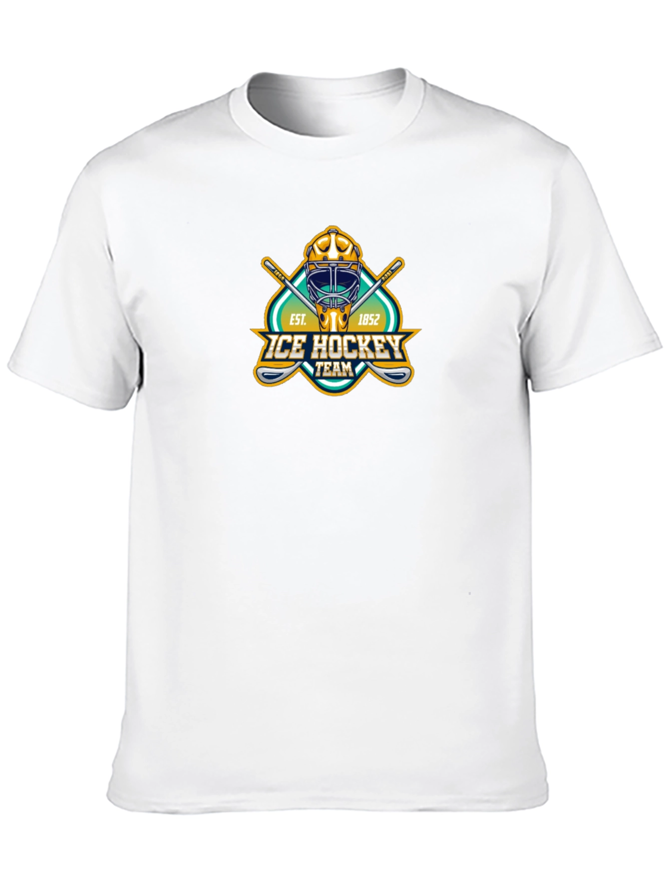 Black Ice Hockey Team Graphic T-Shirt - Vintage Style view 10