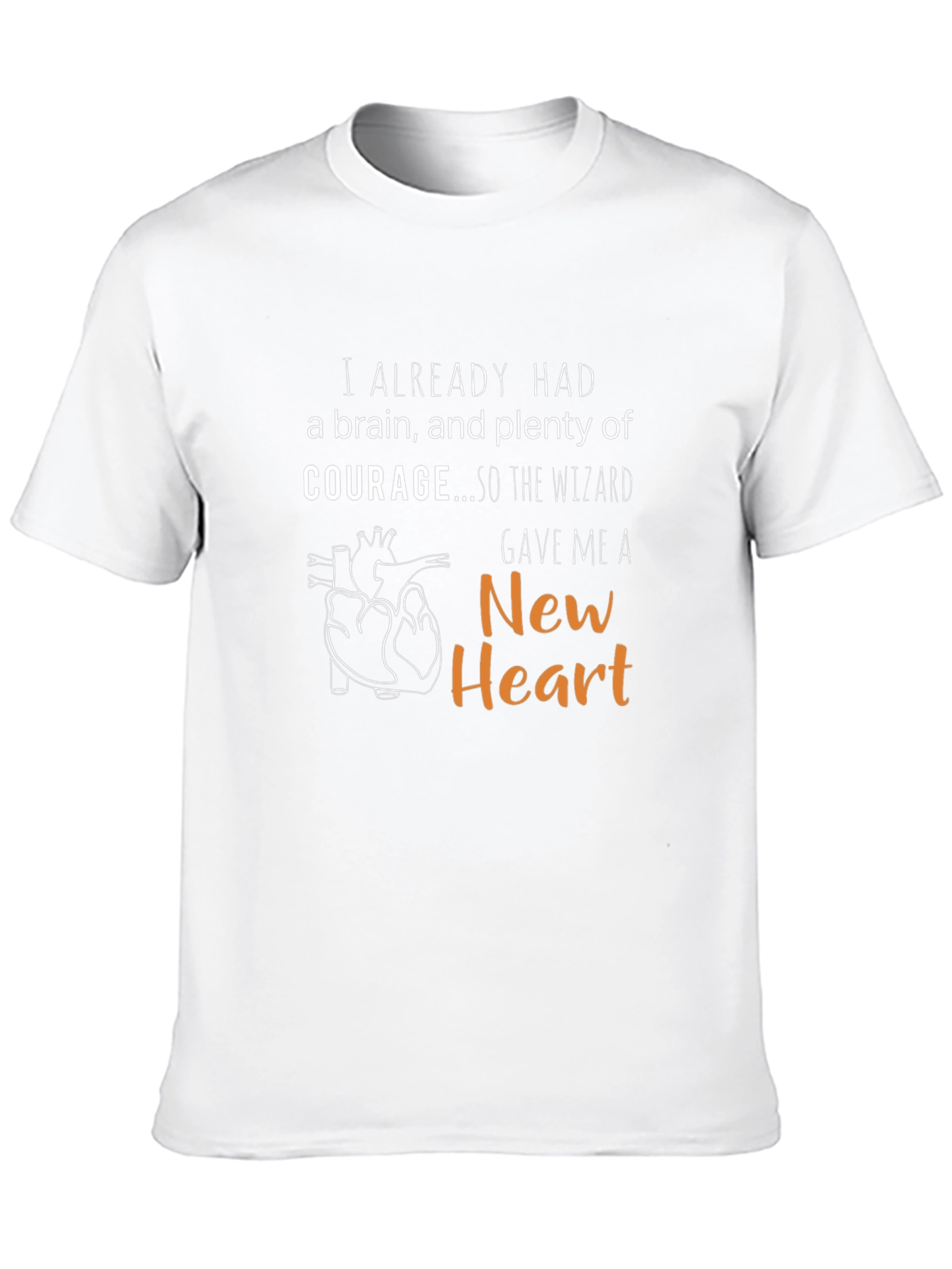 Black I Already Had A Brain New Heart T-Shirt view 10