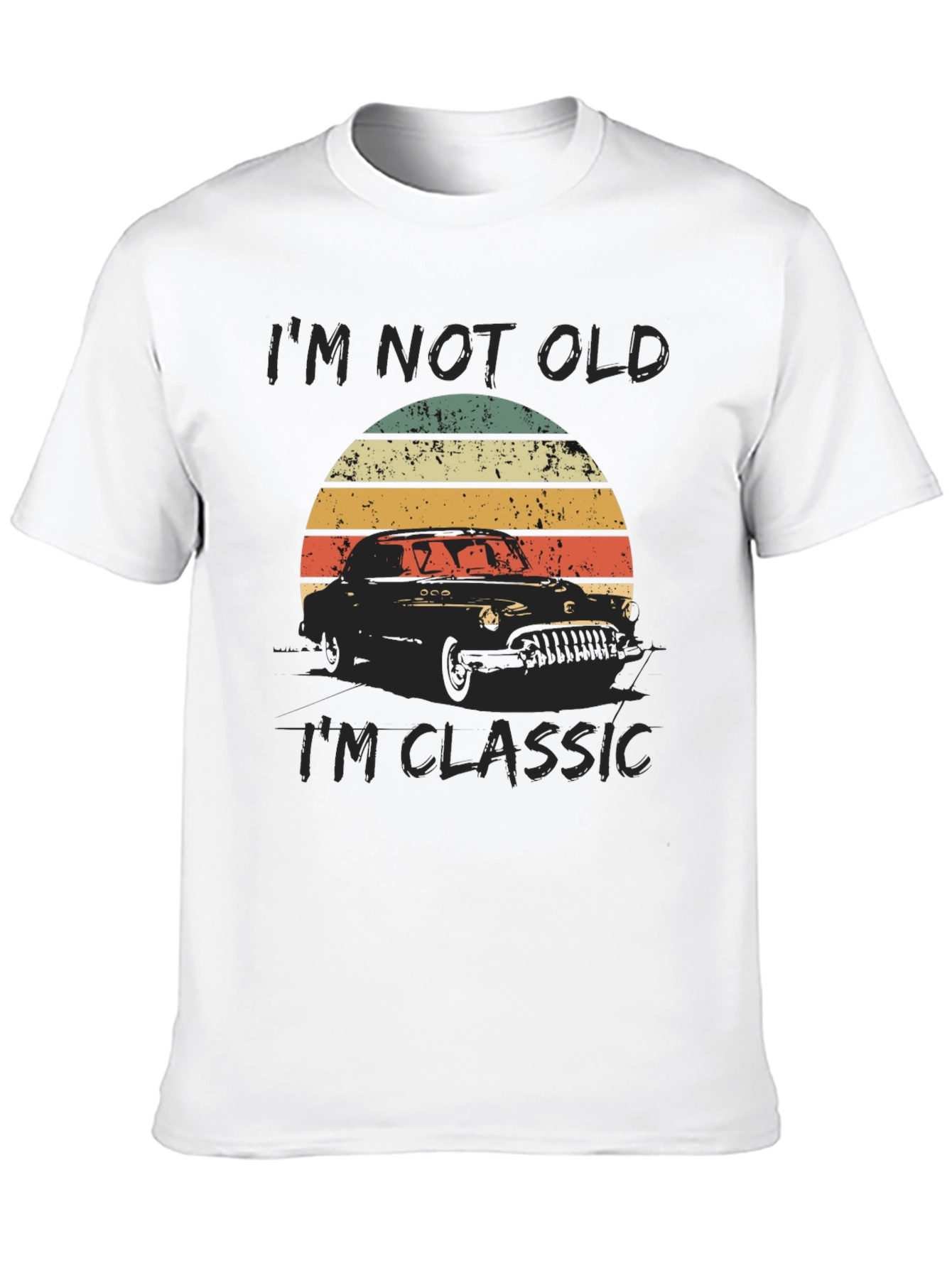 Black I'm Not Old, I'm Classic Car T-Shirt view 10
