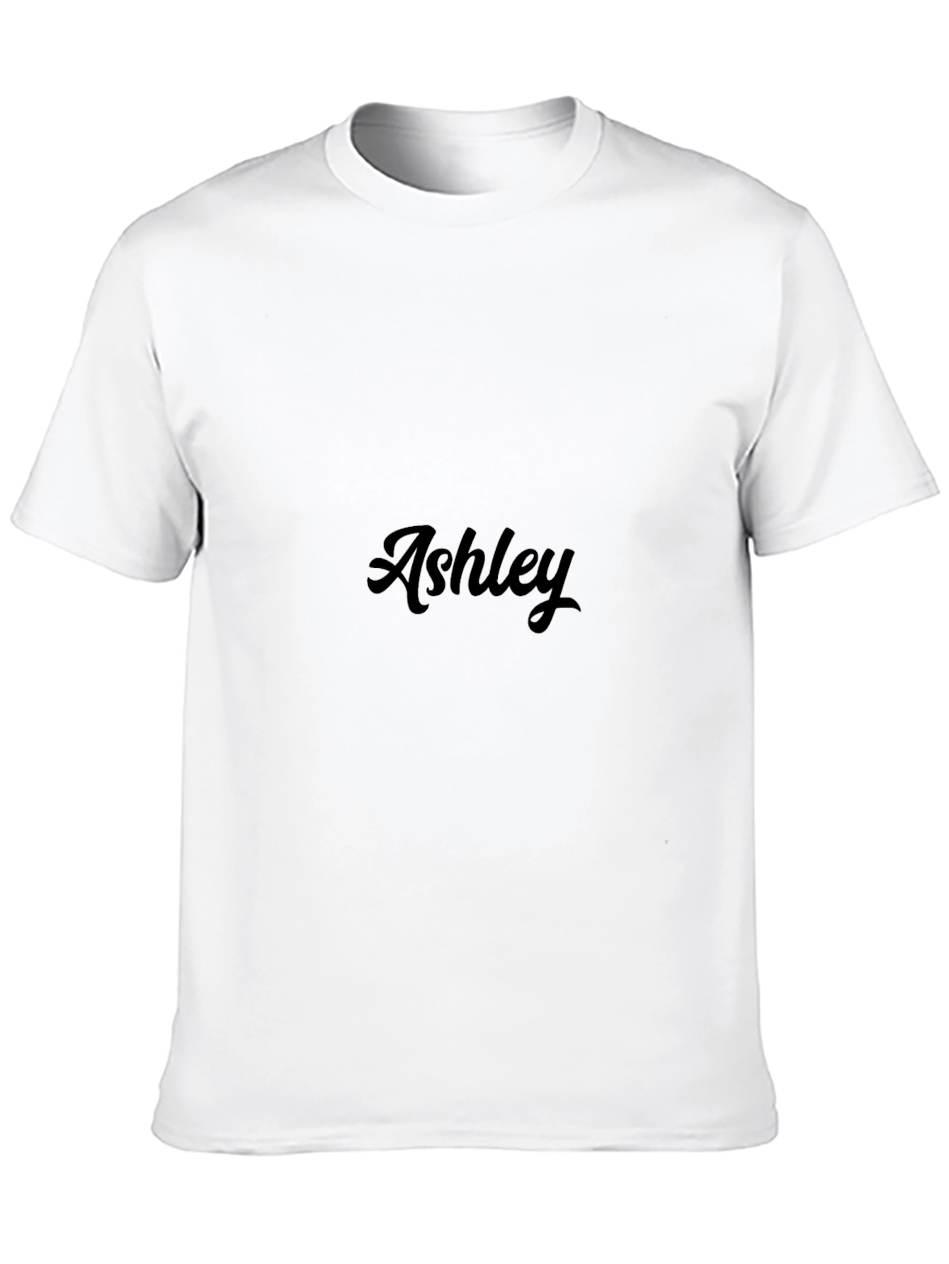 Black Personalized Ashley Black T-Shirt view 10