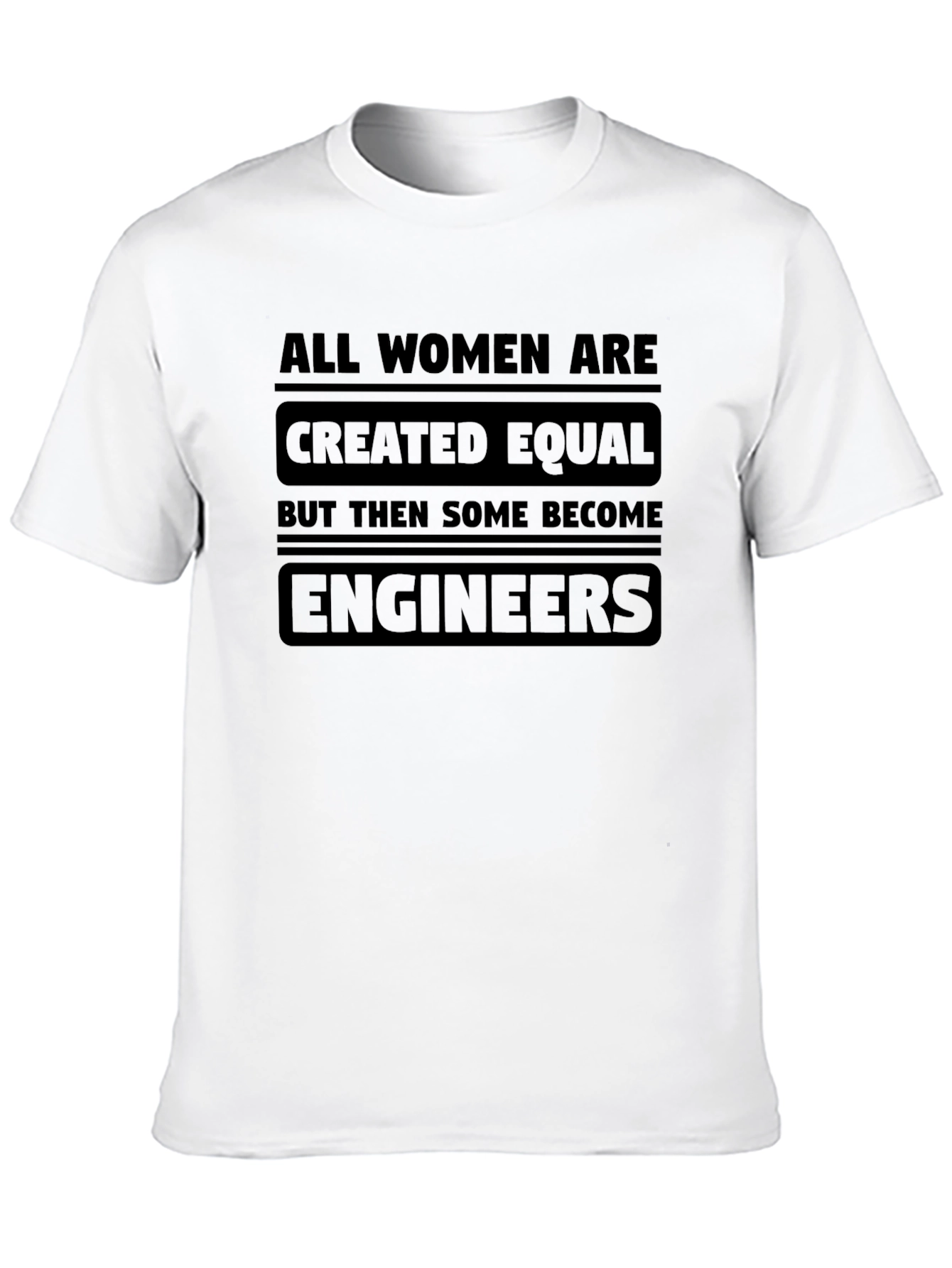 Black All Women Engineers T-Shirt - Funny Engineering Gift view 10