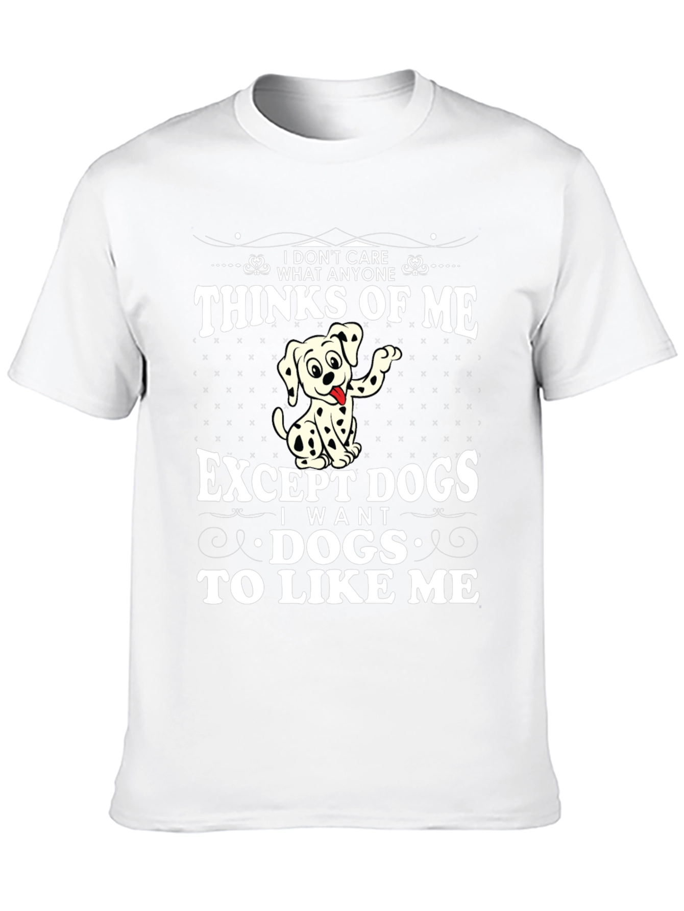 Black Funny Dog Lover T-Shirt - I Want Dogs To Like Me view 10