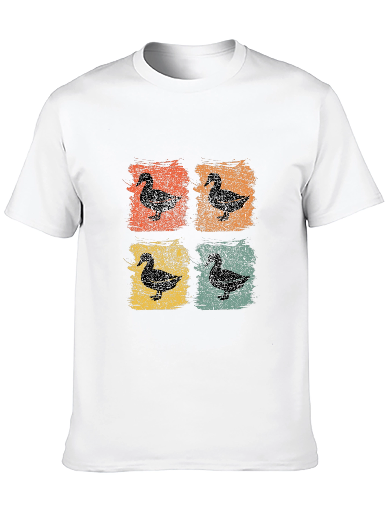 Black Retro Duck T-Shirt - Vintage Style Graphic Tee view 10