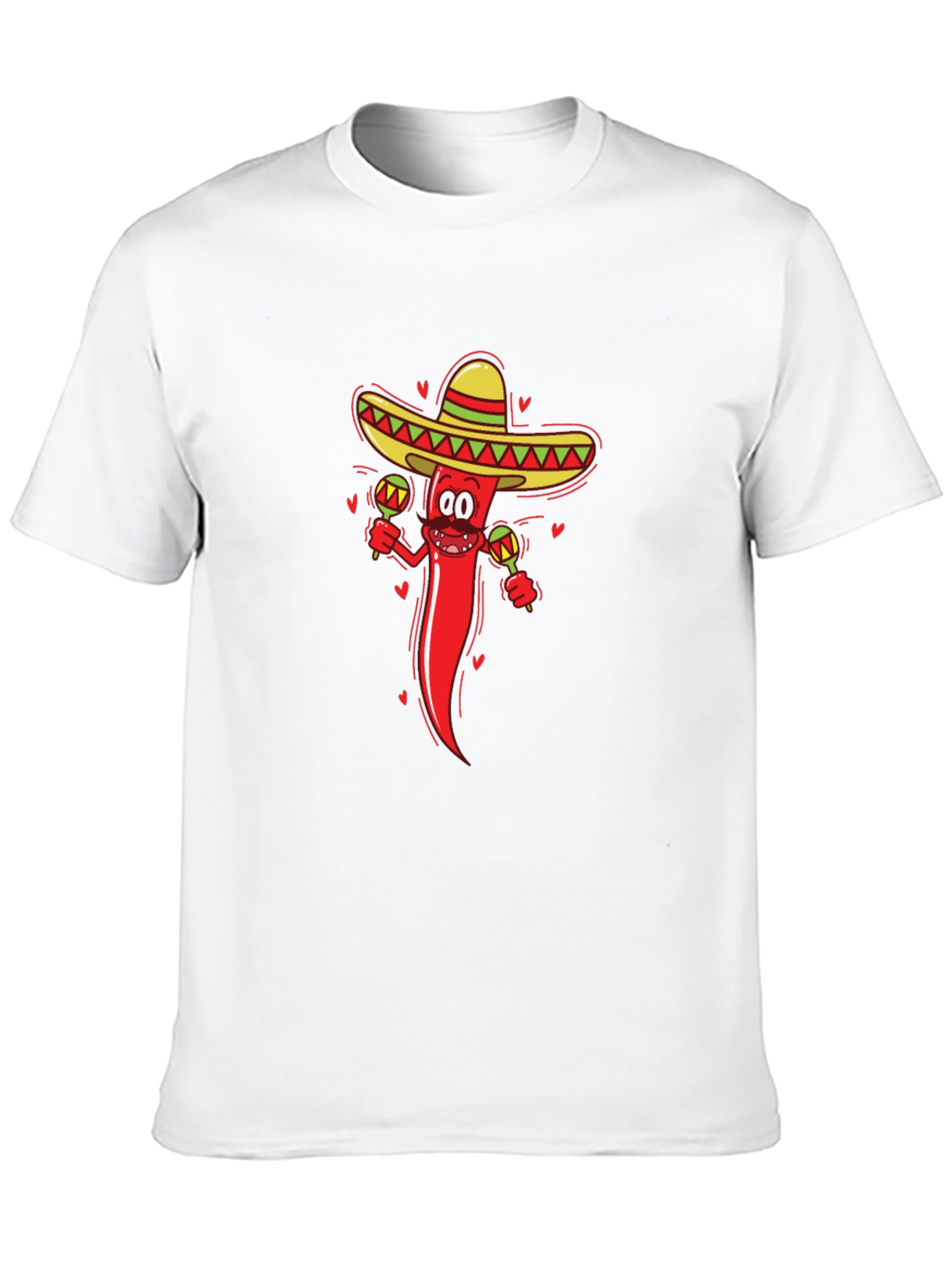 Black Chili Pepper Sombrero Graphic Tee view 10
