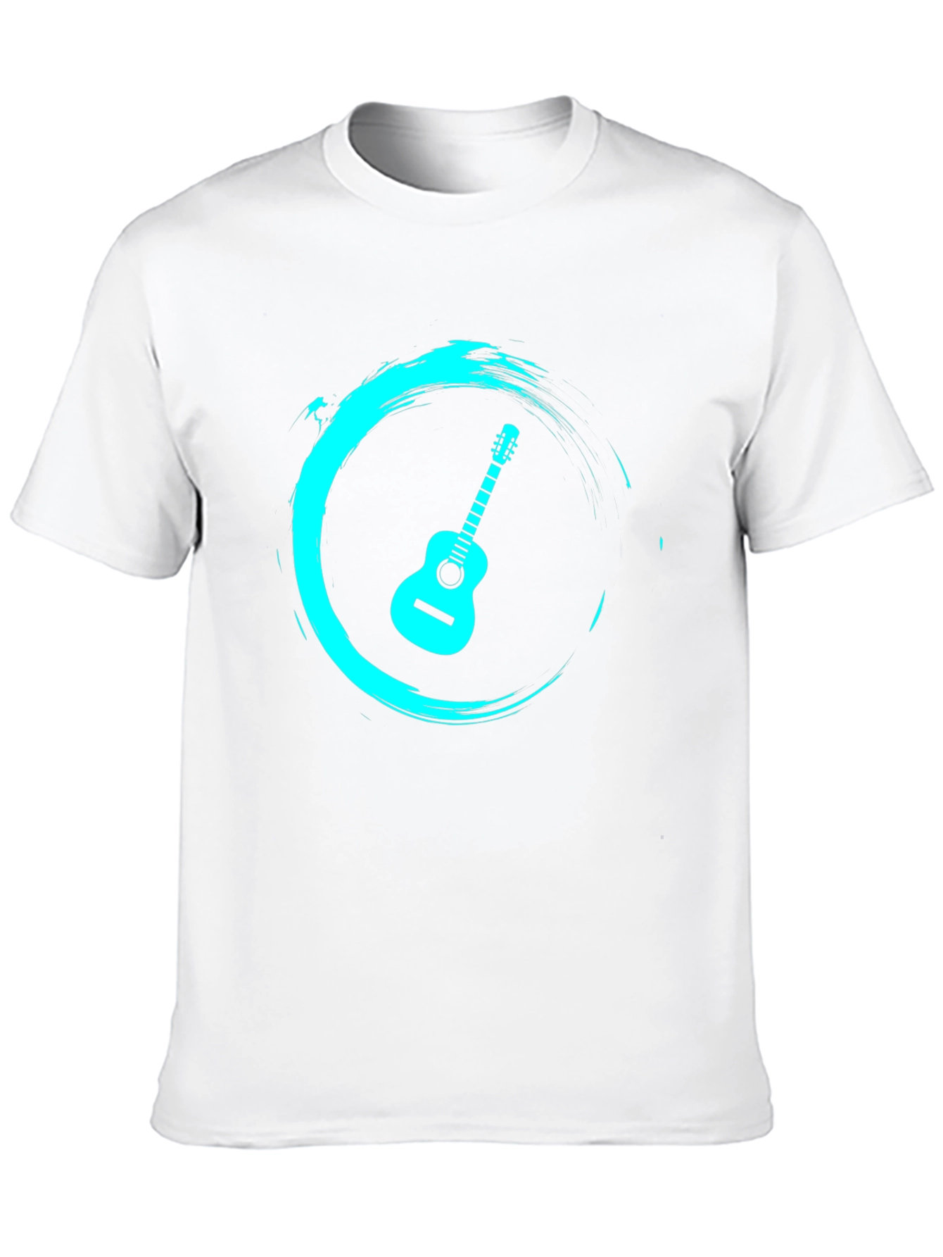 Black Acoustic Guitar Graphic Tee - Stylish and Unique view 10