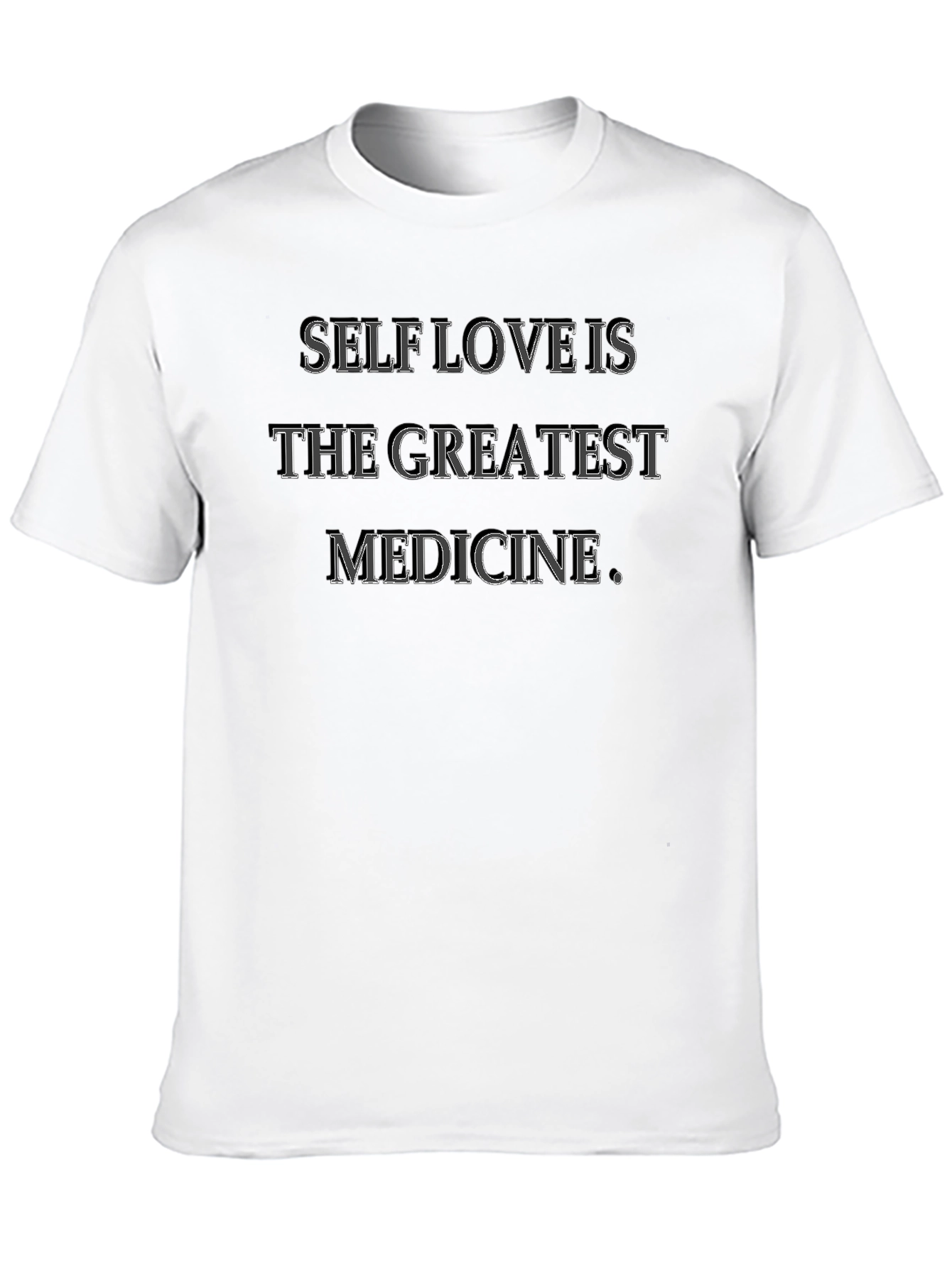 Black Self Love is The Greatest Medicine Black T-Shirt view 10