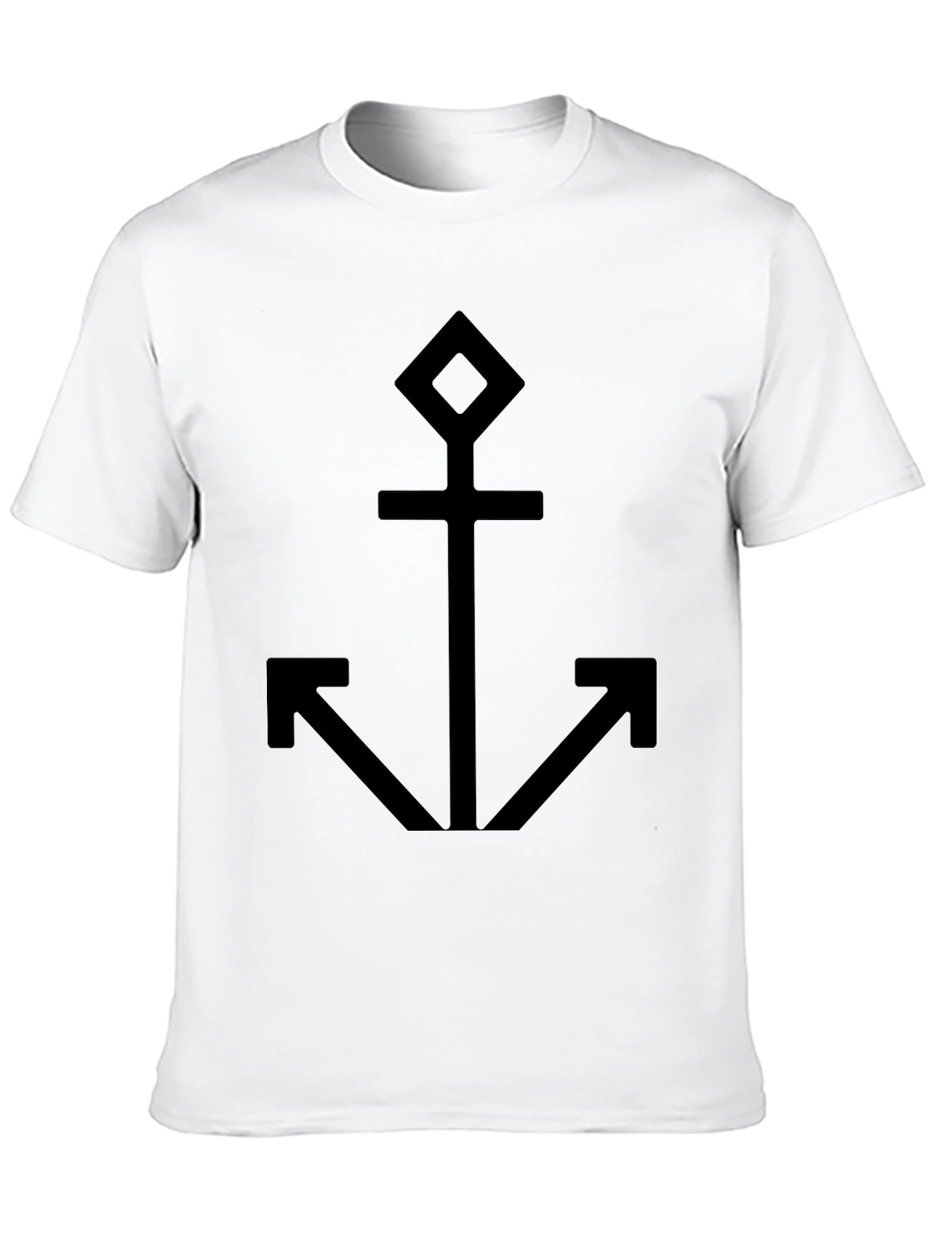 Black Anchor Graphic Black T-Shirt view 10