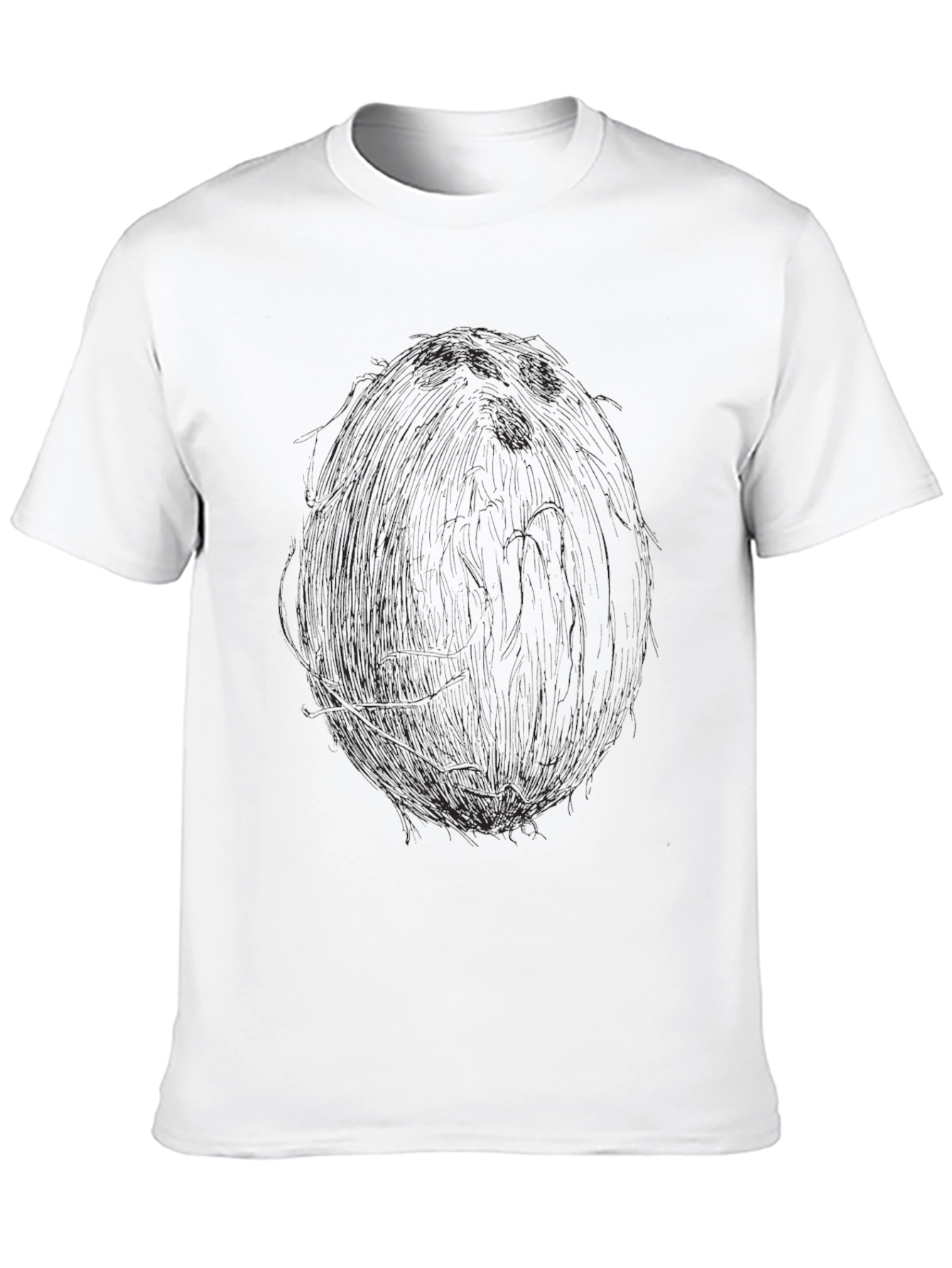 Black Men's Black Short Sleeve Crew Neck T-Shirt view 10