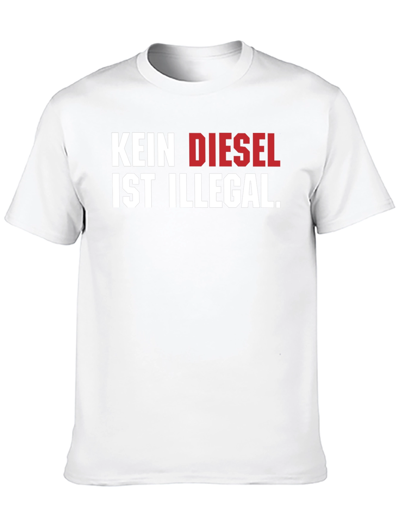 Black Kein Diesel Ist Illegal T-Shirt - Black view 10