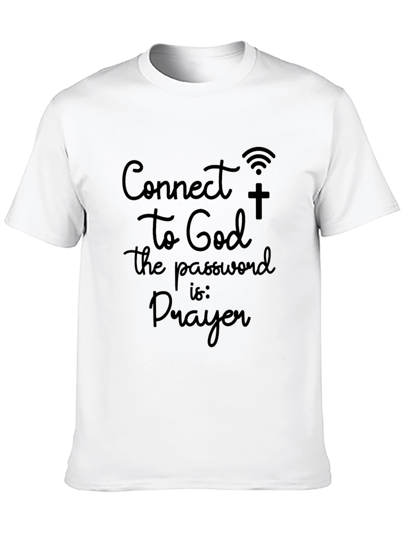Black Connect To God Prayer T-Shirt view 10