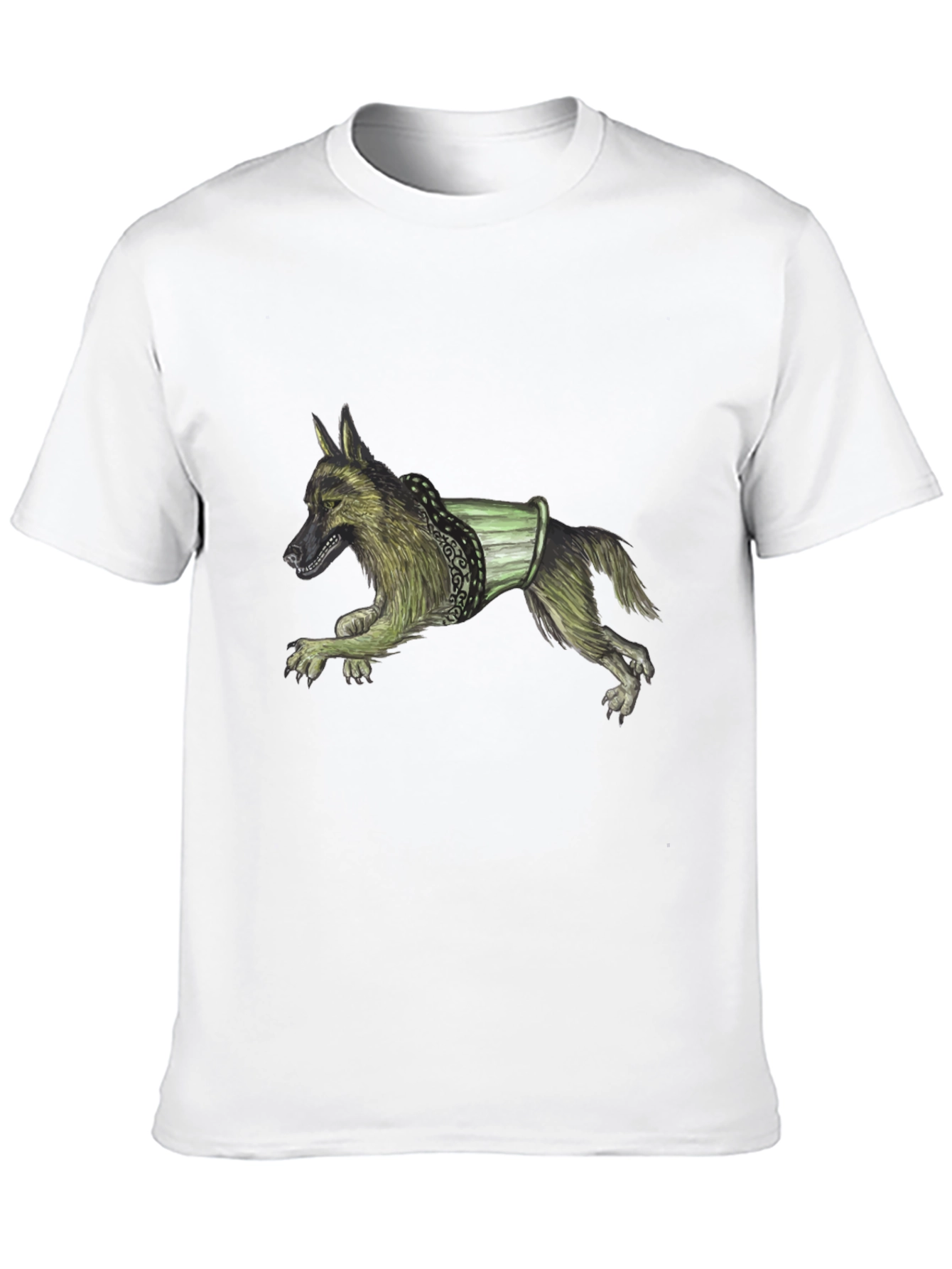 Black Dog Graphic Print Black T-Shirt view 10
