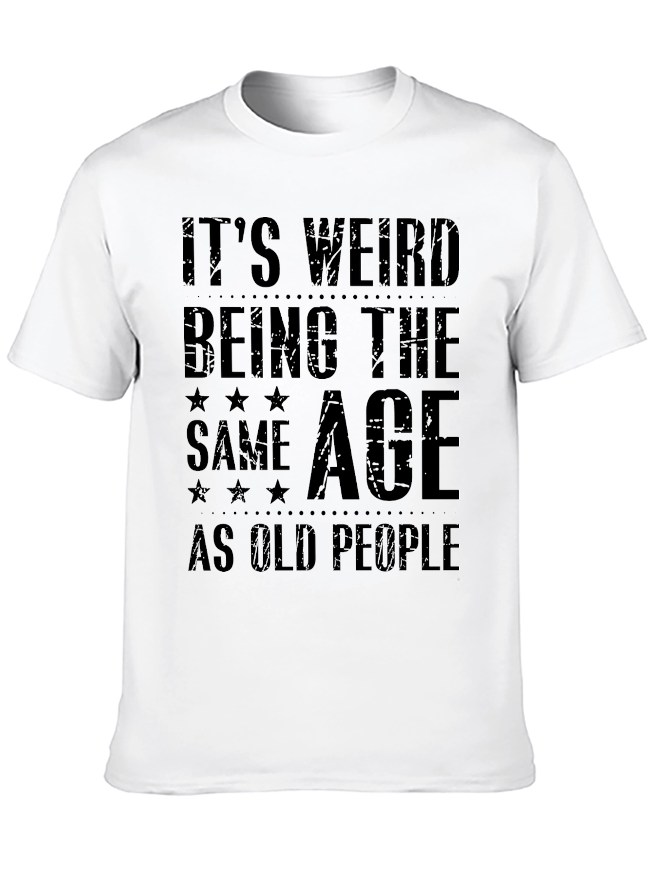 Black Funny Age Saying Black Graphic Tee view 10
