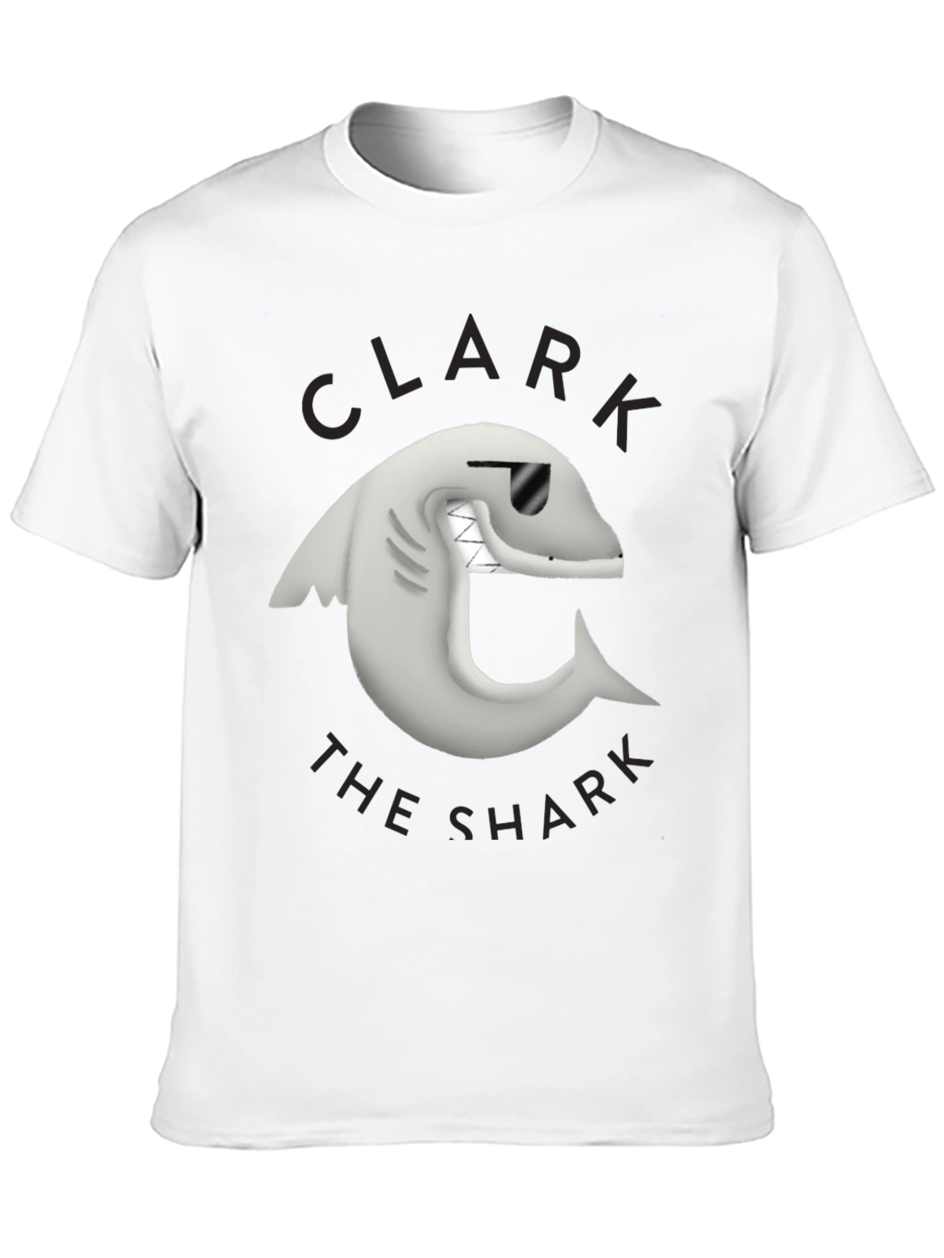 Black Clark the Shark Graphic Tee - Black view 10