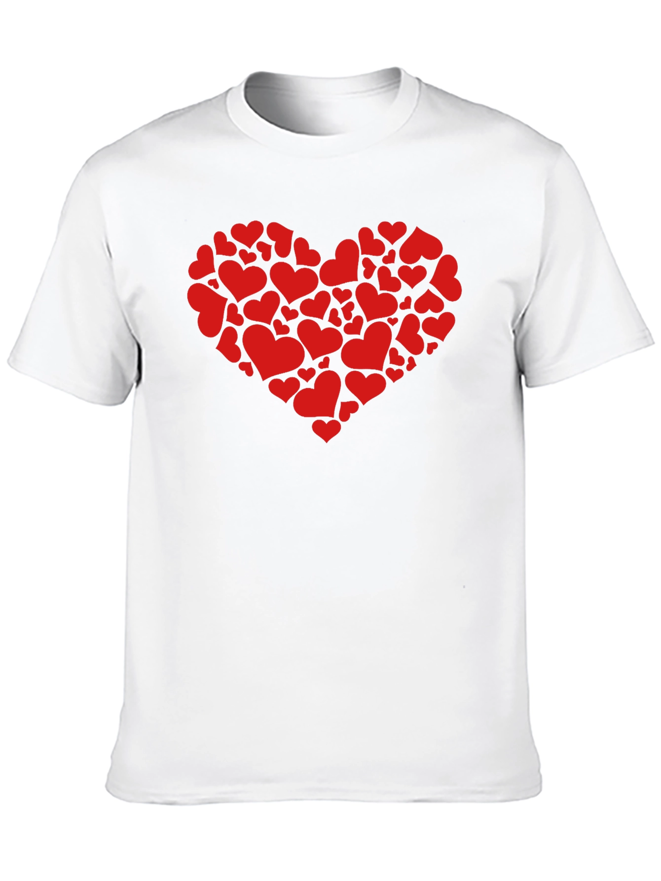 Black Heart Full of Hearts Black T-Shirt view 10