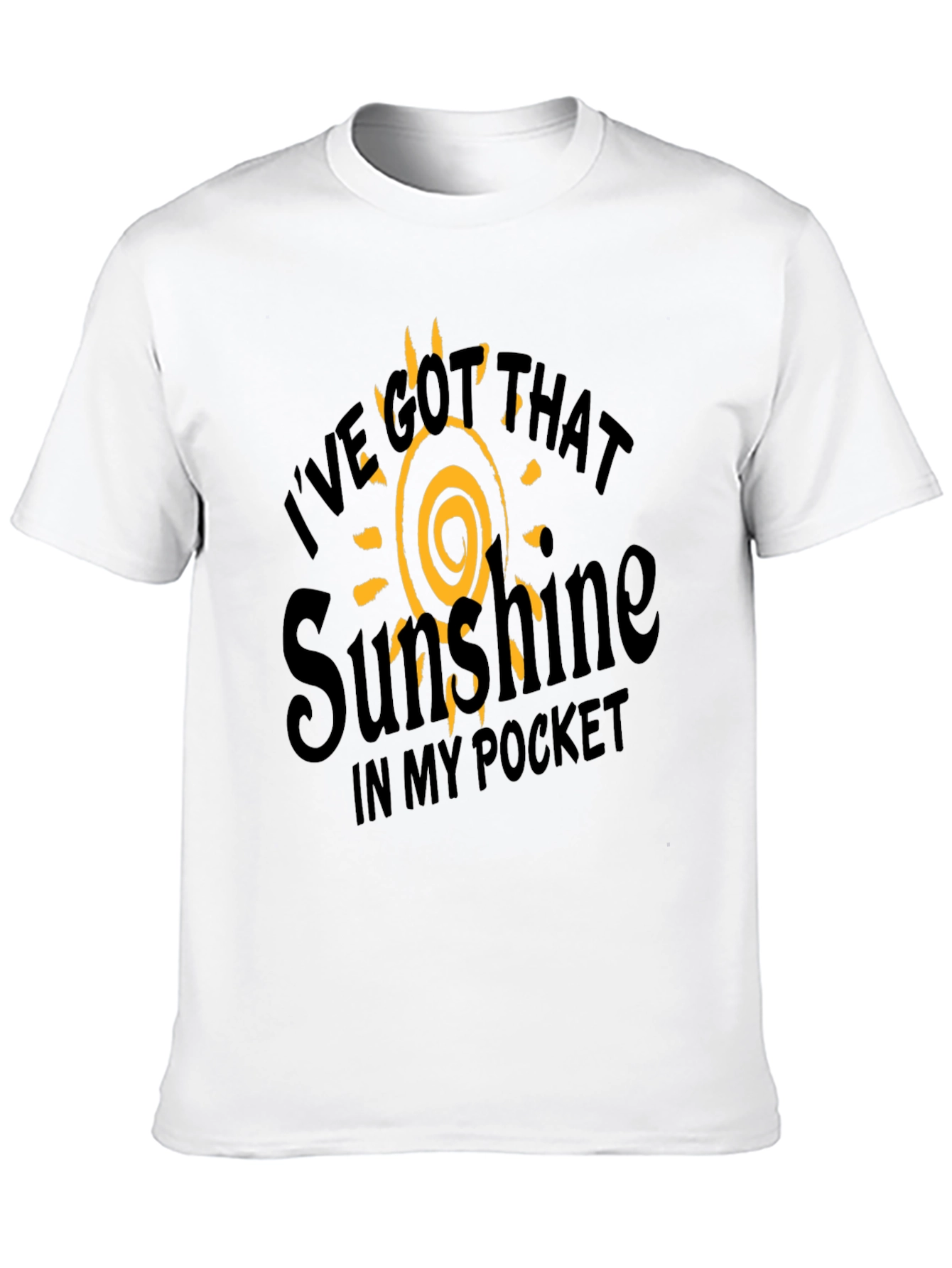 Black Sunshine in My Pocket Graphic T-Shirt view 10