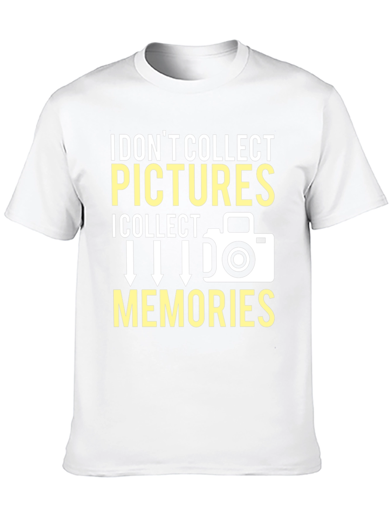 Black I Collect Memories T-Shirt Photography Gift view 10