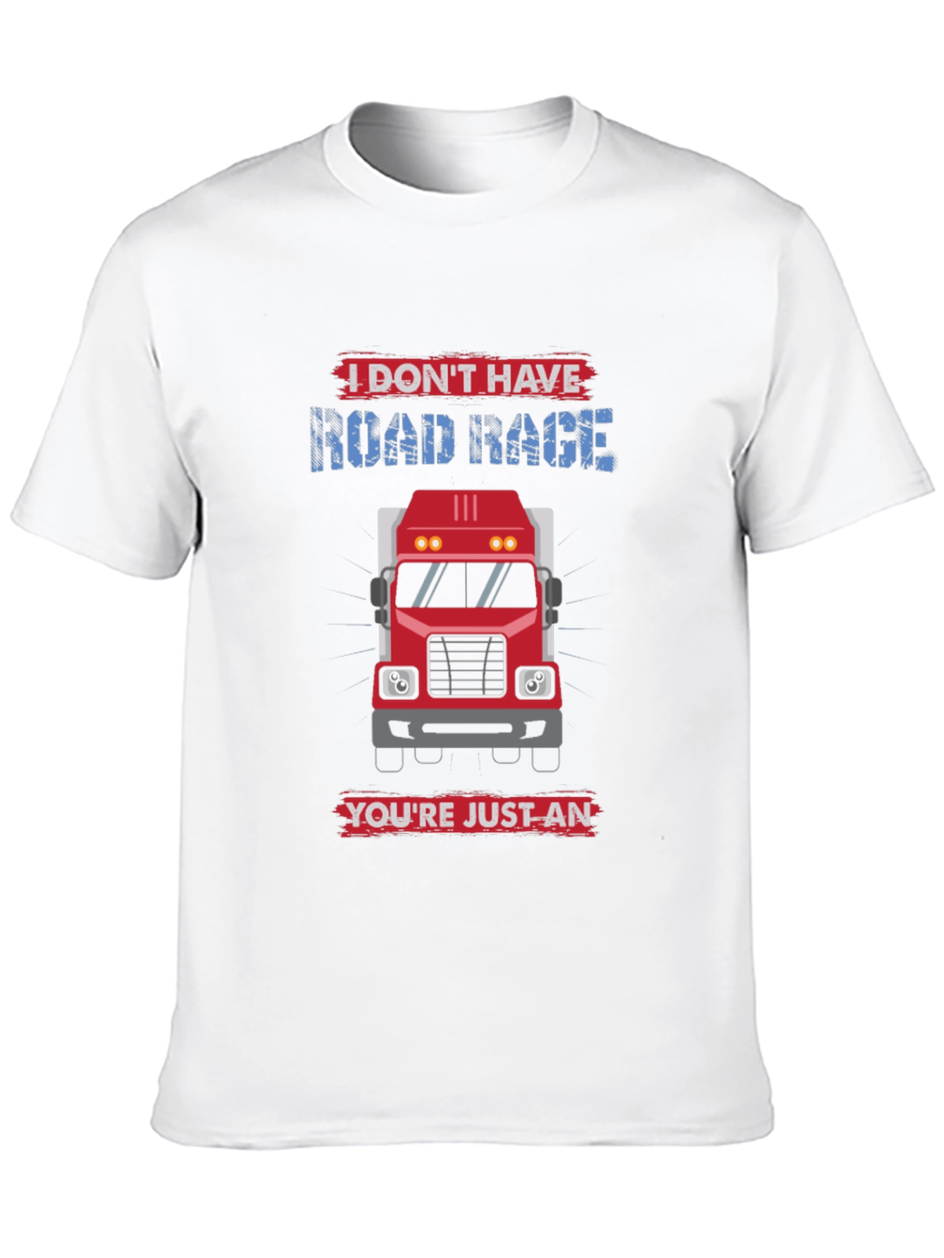 Black I Don't Have Road Rage Trucker T-Shirt view 10