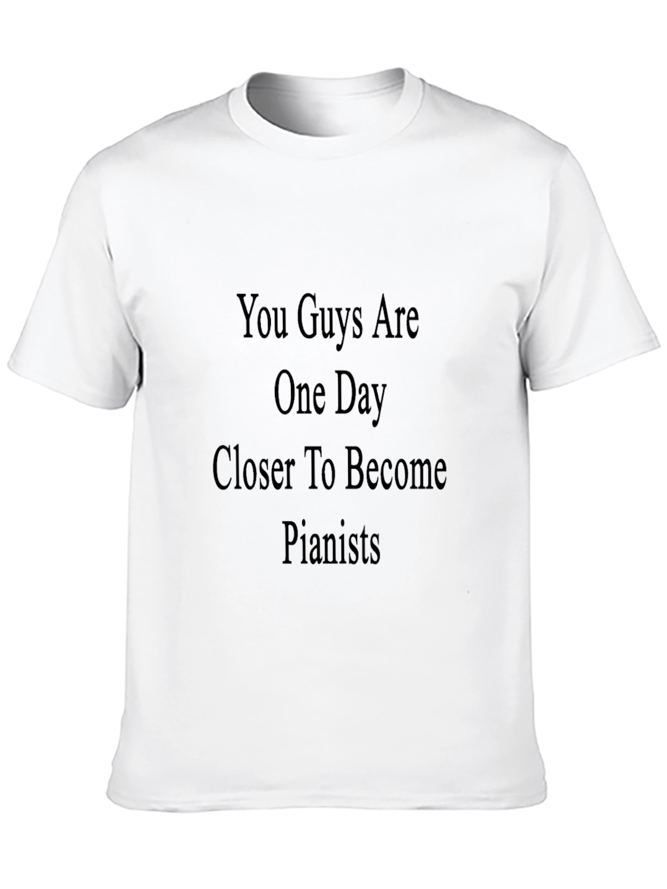 Black Pianist Motivation Black T-Shirt view 10