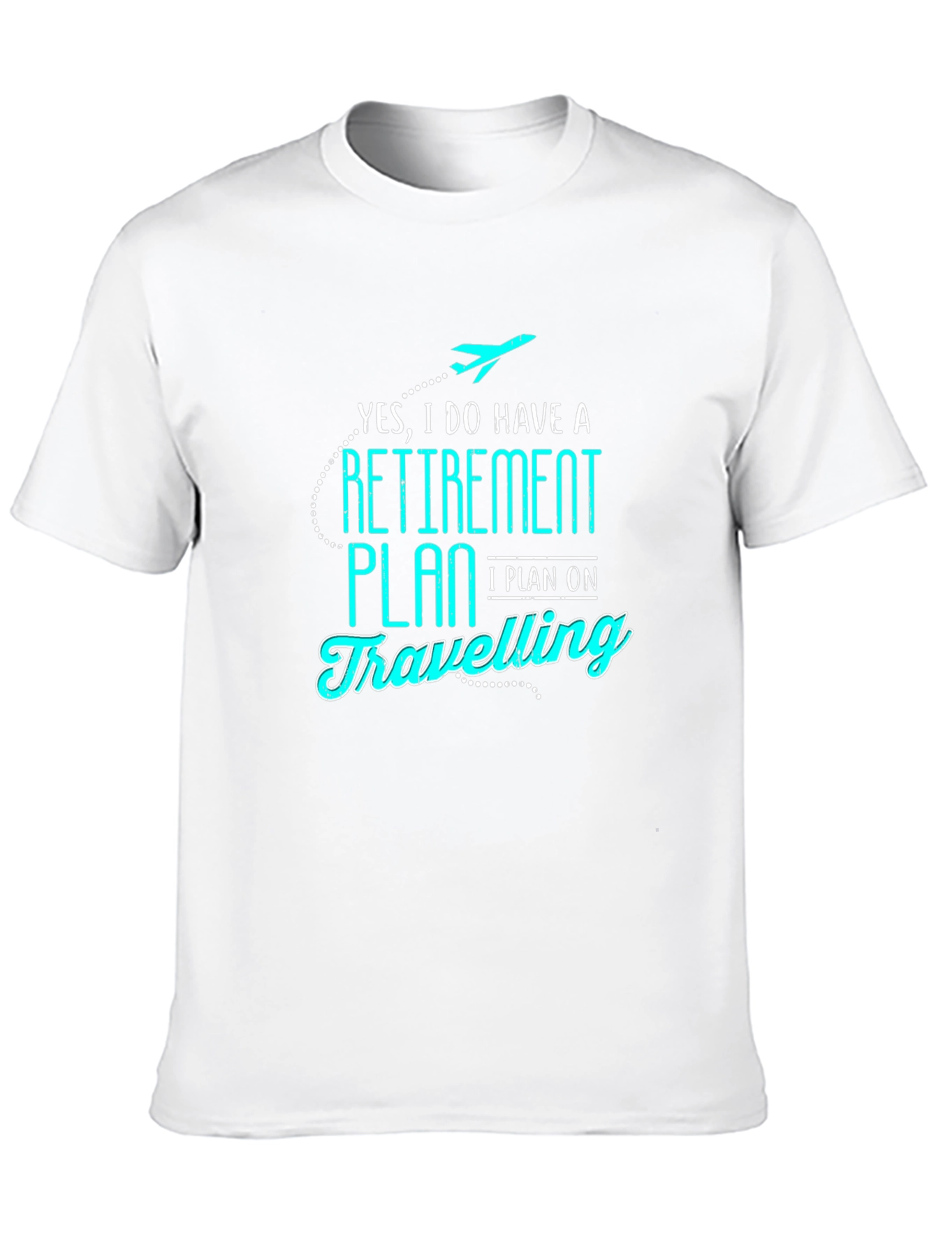 Black Retirement Travel Plan T-Shirt view 10