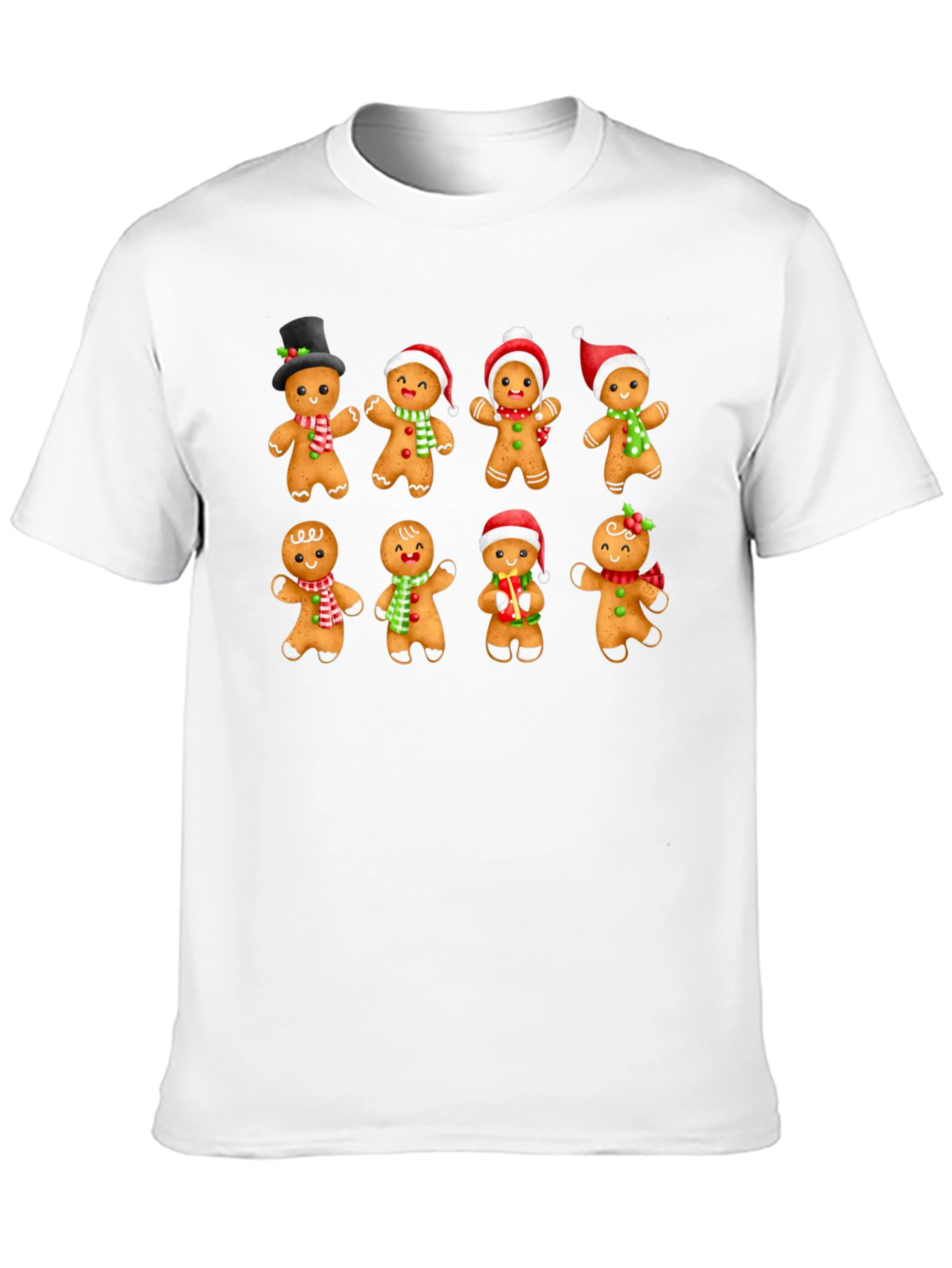 Gingerbread Man Holiday Graphic T-Shirt - 10