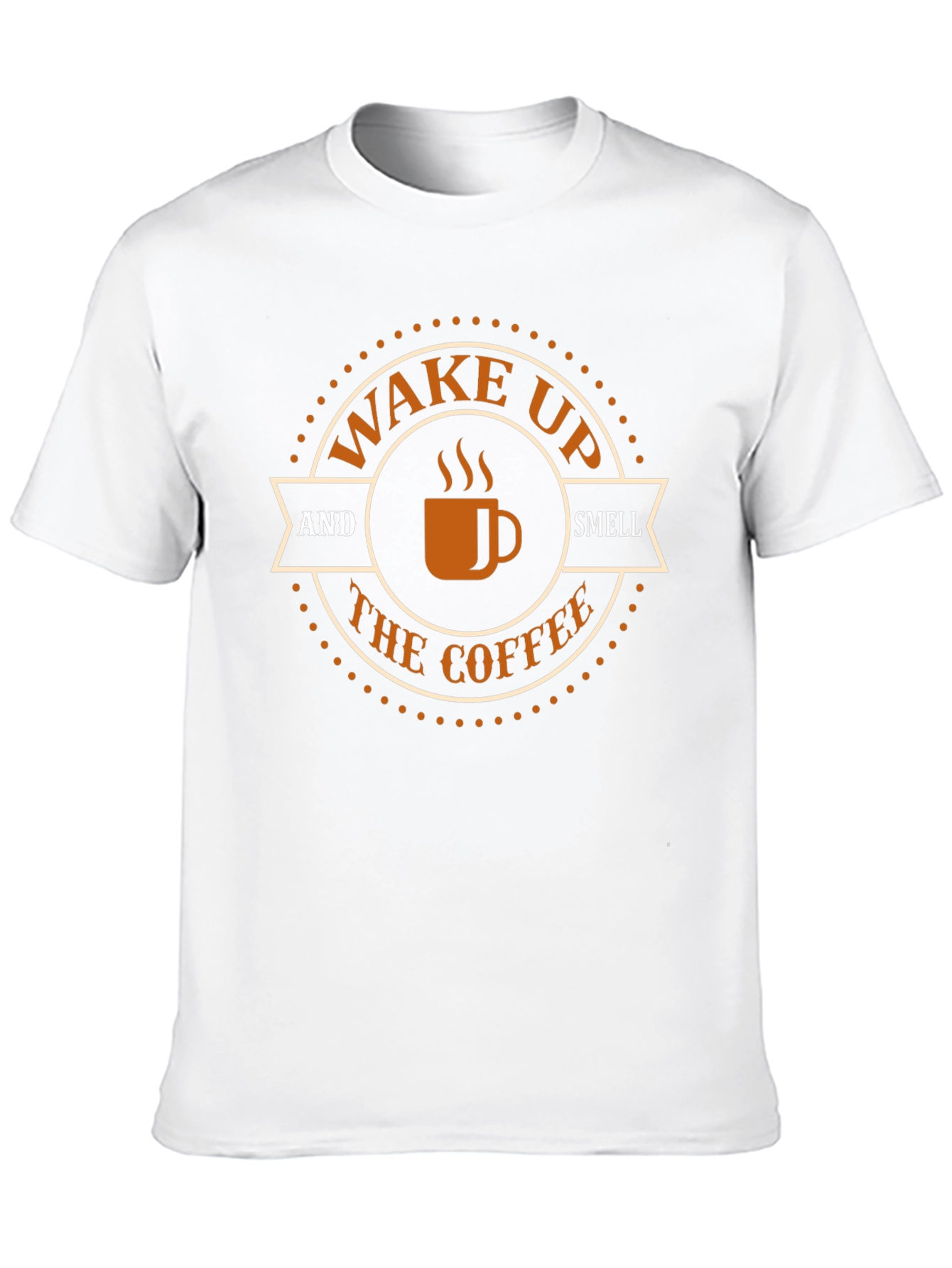 Black Wake Up and Smell The Coffee T-Shirt view 10