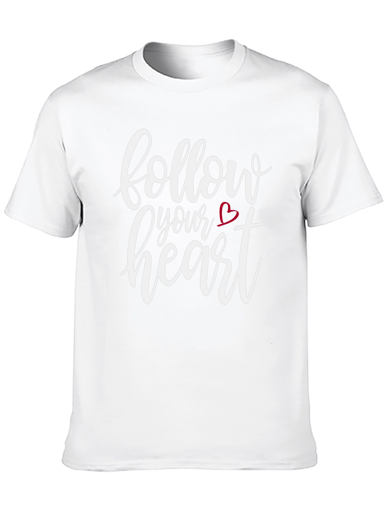 Black Follow Your Heart Graphic Tee - Black view 10