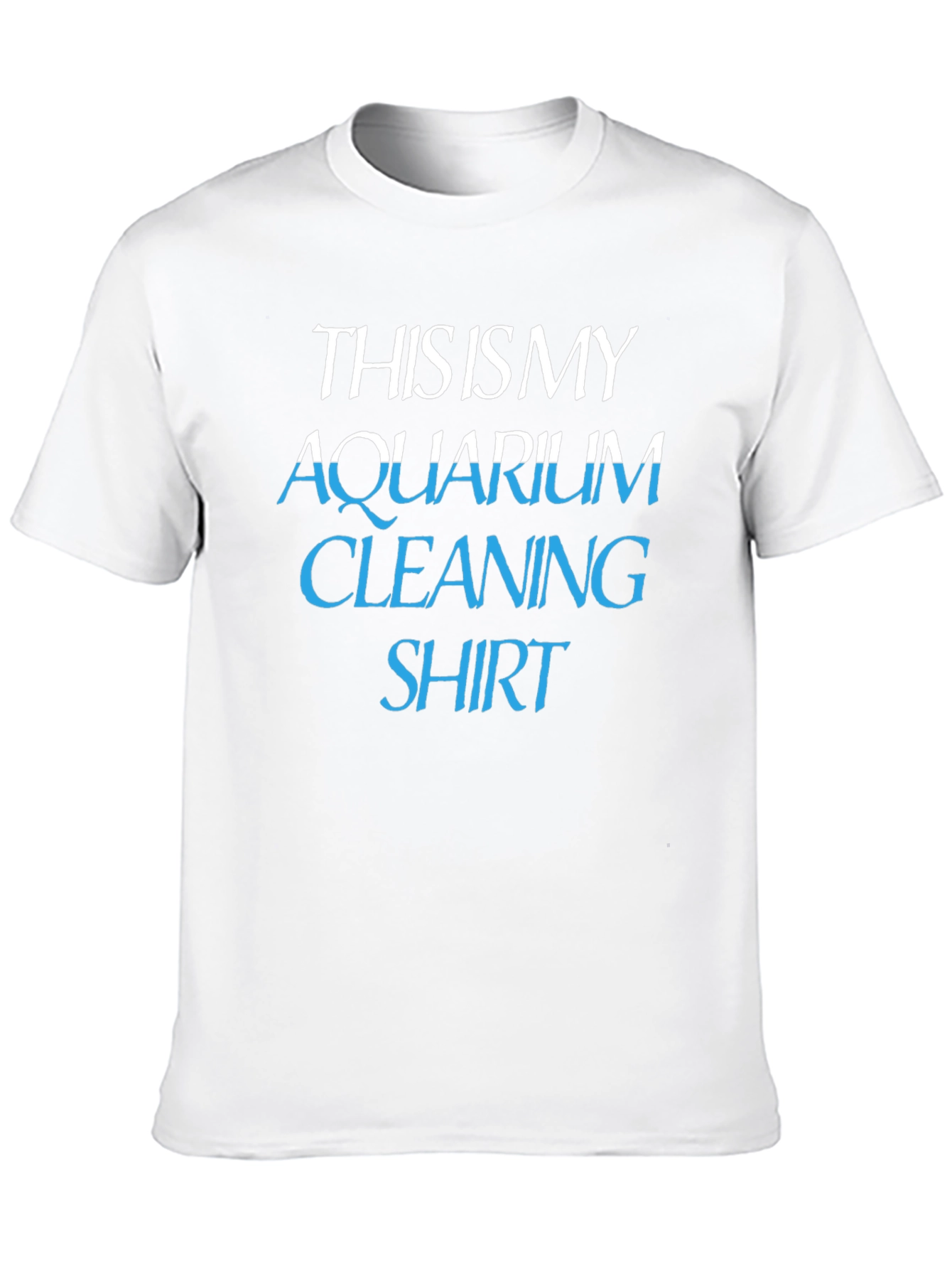 Black Aquarium Cleaning Shirt - Funny Hobby T-Shirt view 10