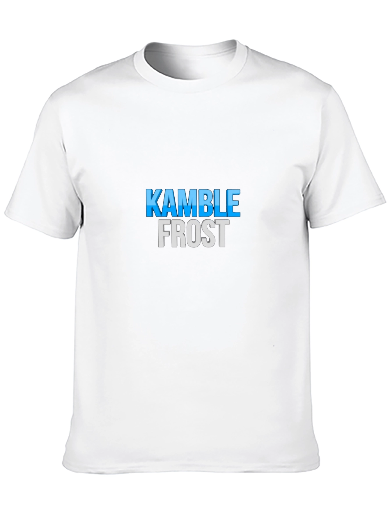 Black Kamble Frost Graphic Tee - Black Cotton Blend Shirt view 10