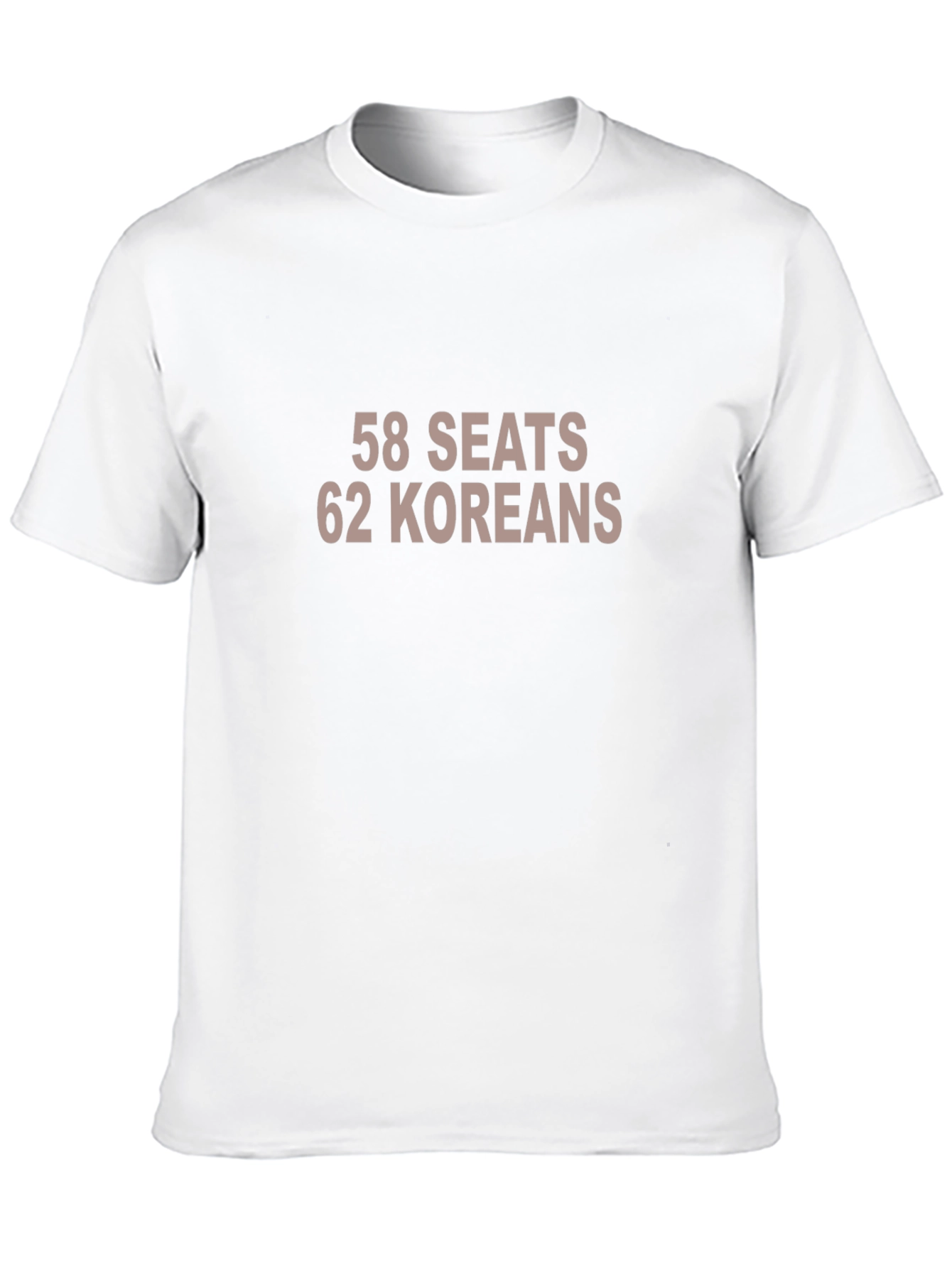 Black 58 Seats 62 Koreans Graphic Tee view 10