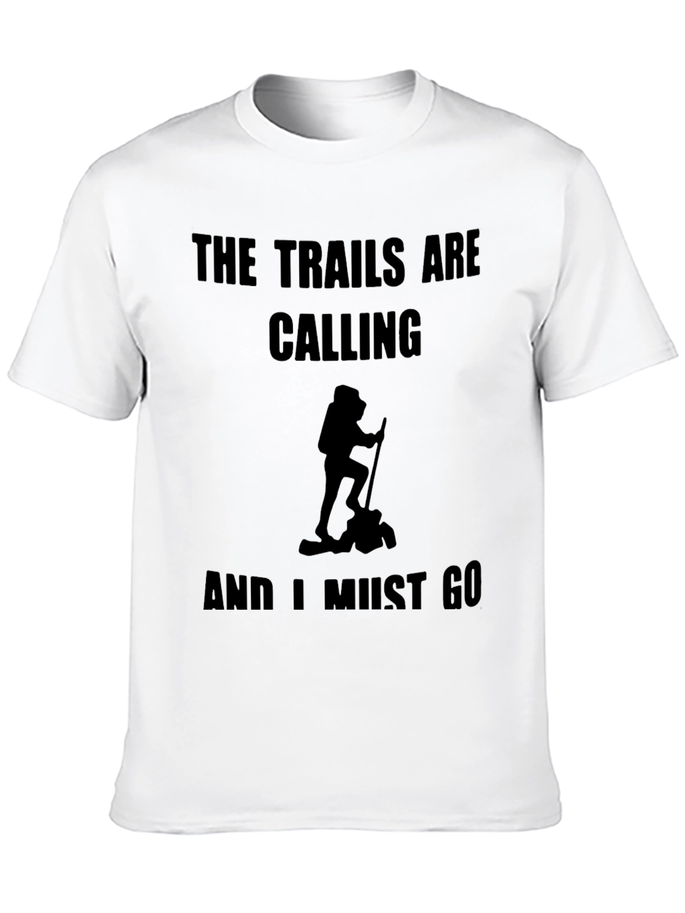Black The Trails are Calling Black T-Shirt view 10