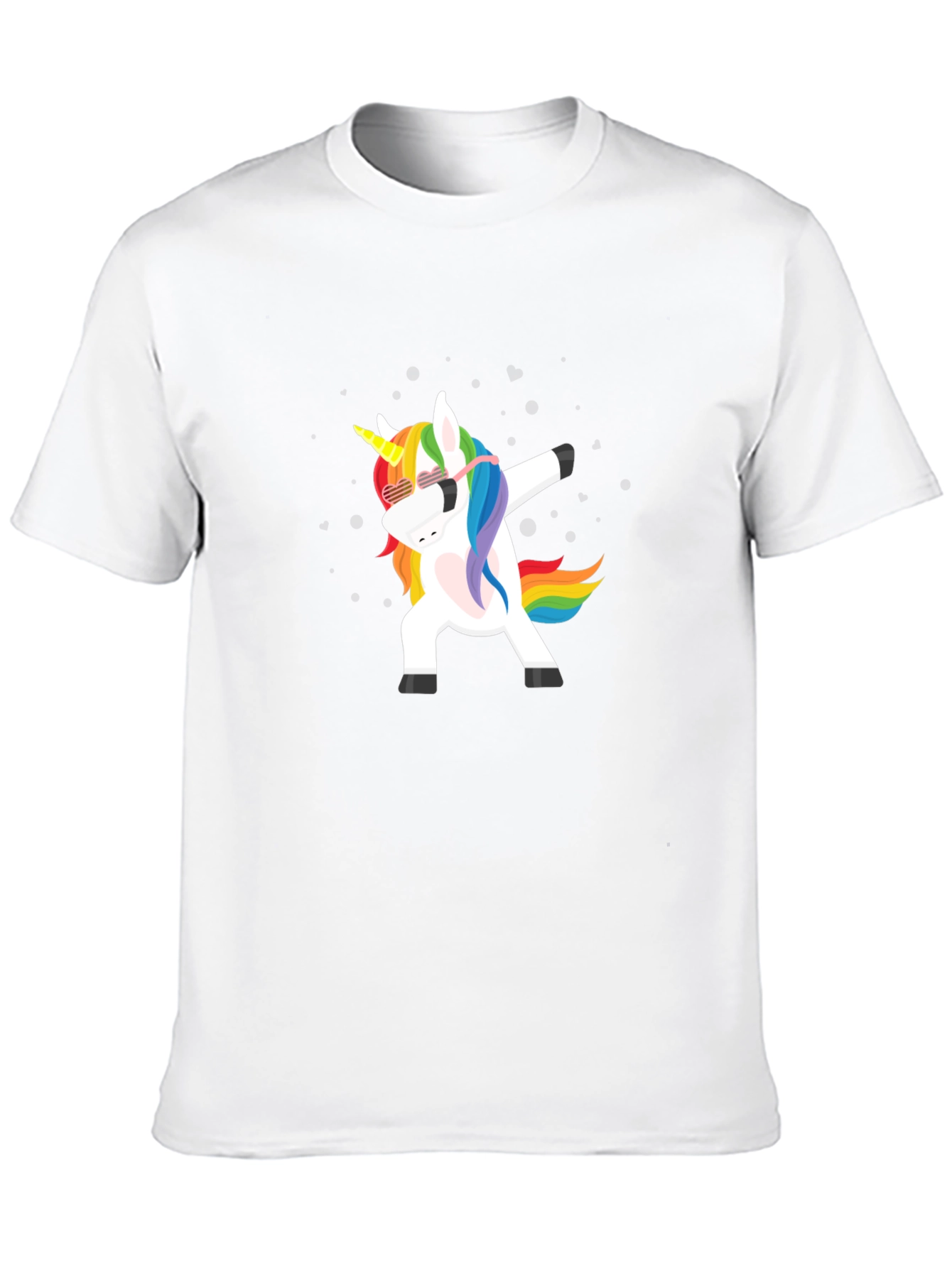 Black Unicorn Dabbing T-Shirt view 10
