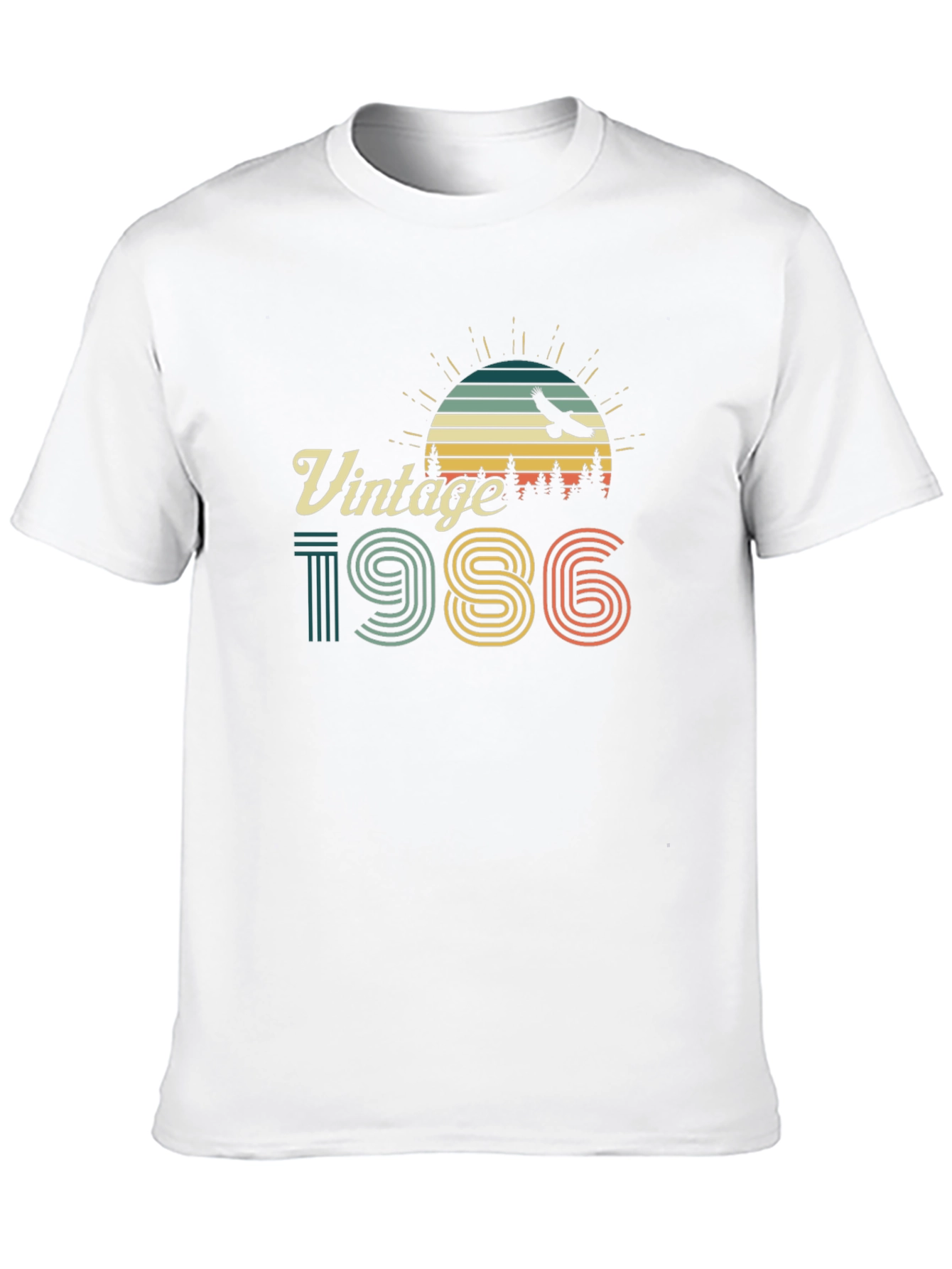 Black Vintage 1986 Retro Graphic Tee view 10
