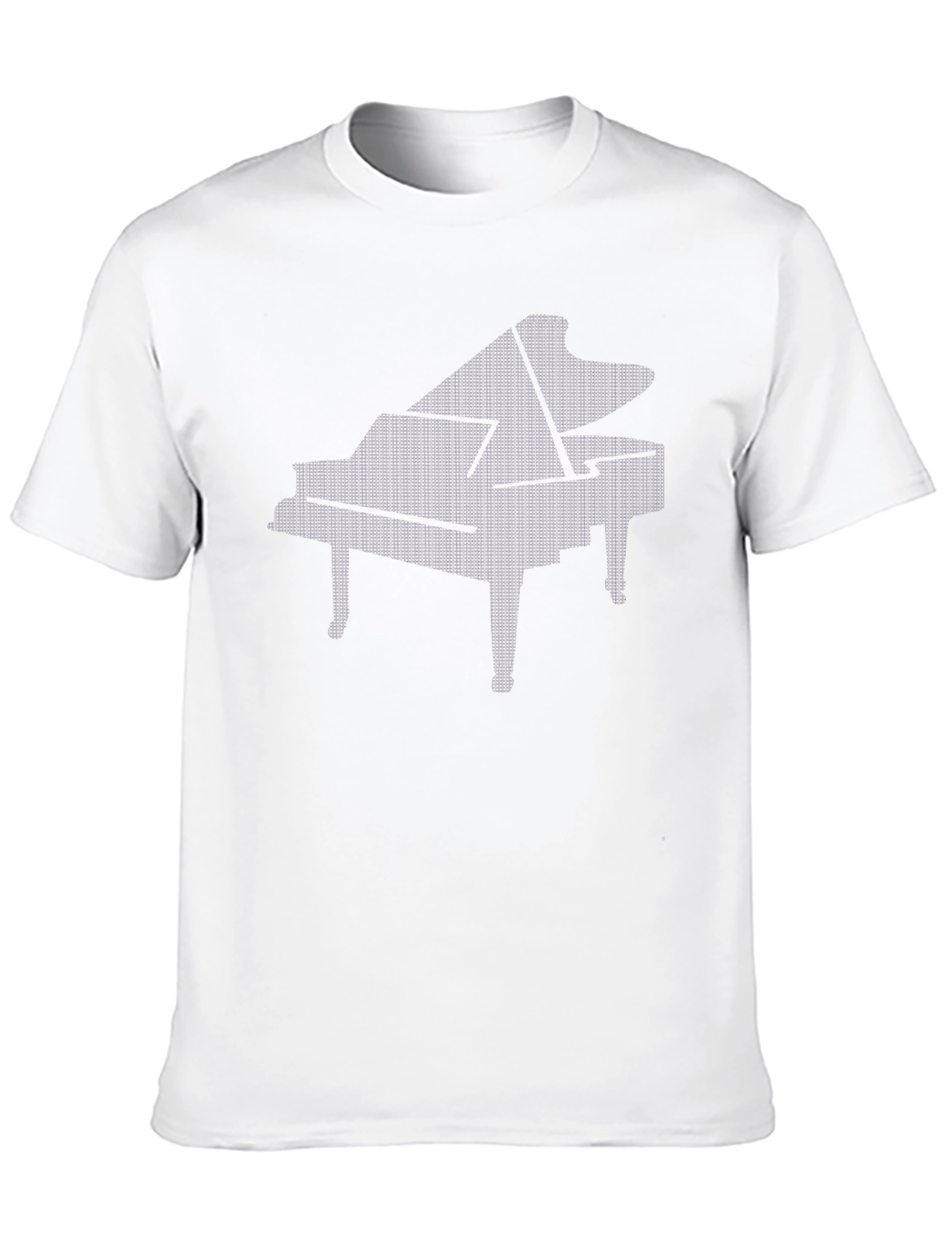 Black Grand Piano Graphic Tee - Black view 10