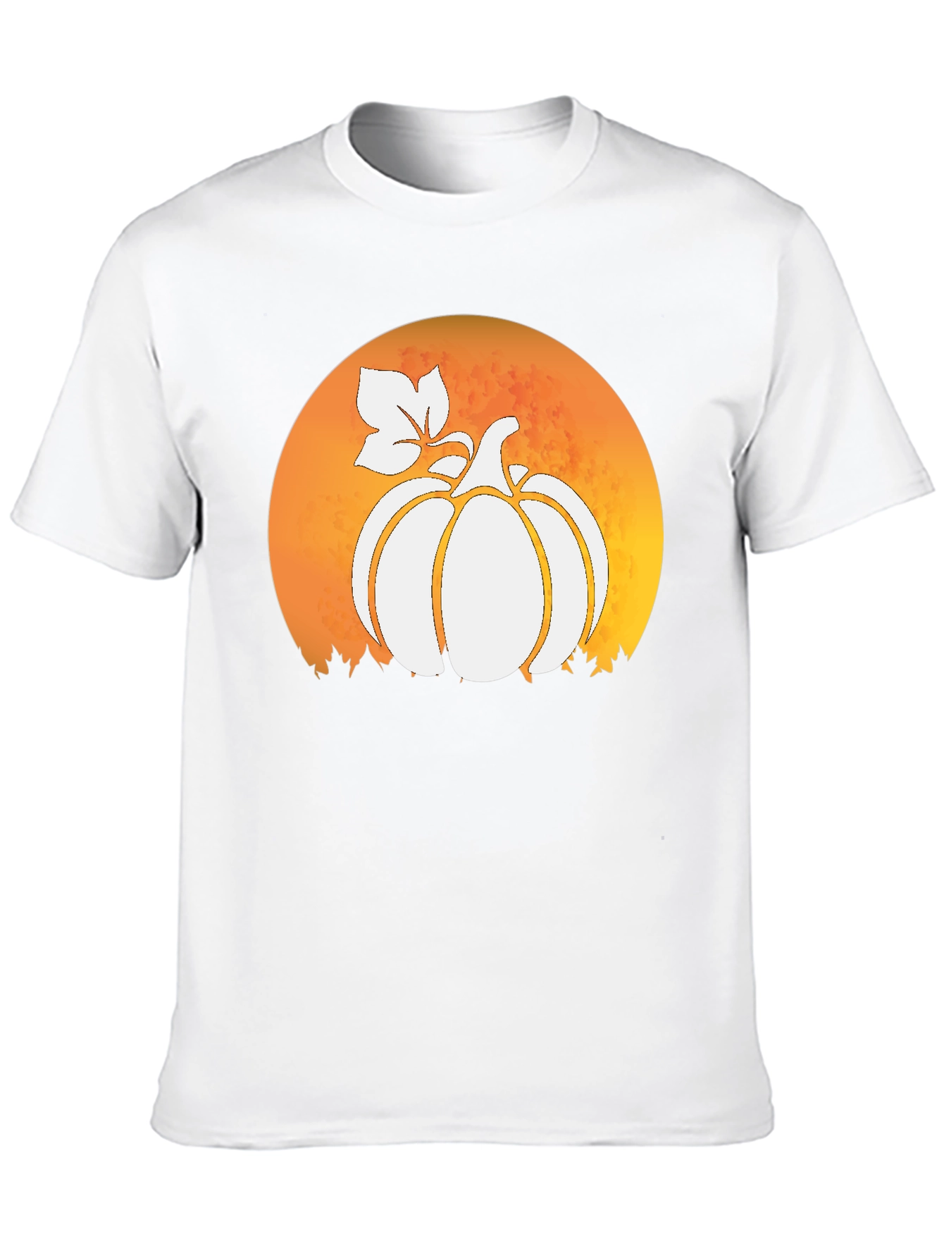 Black Pumpkin Moon Black T-Shirt - Fall Harvest Tee view 10