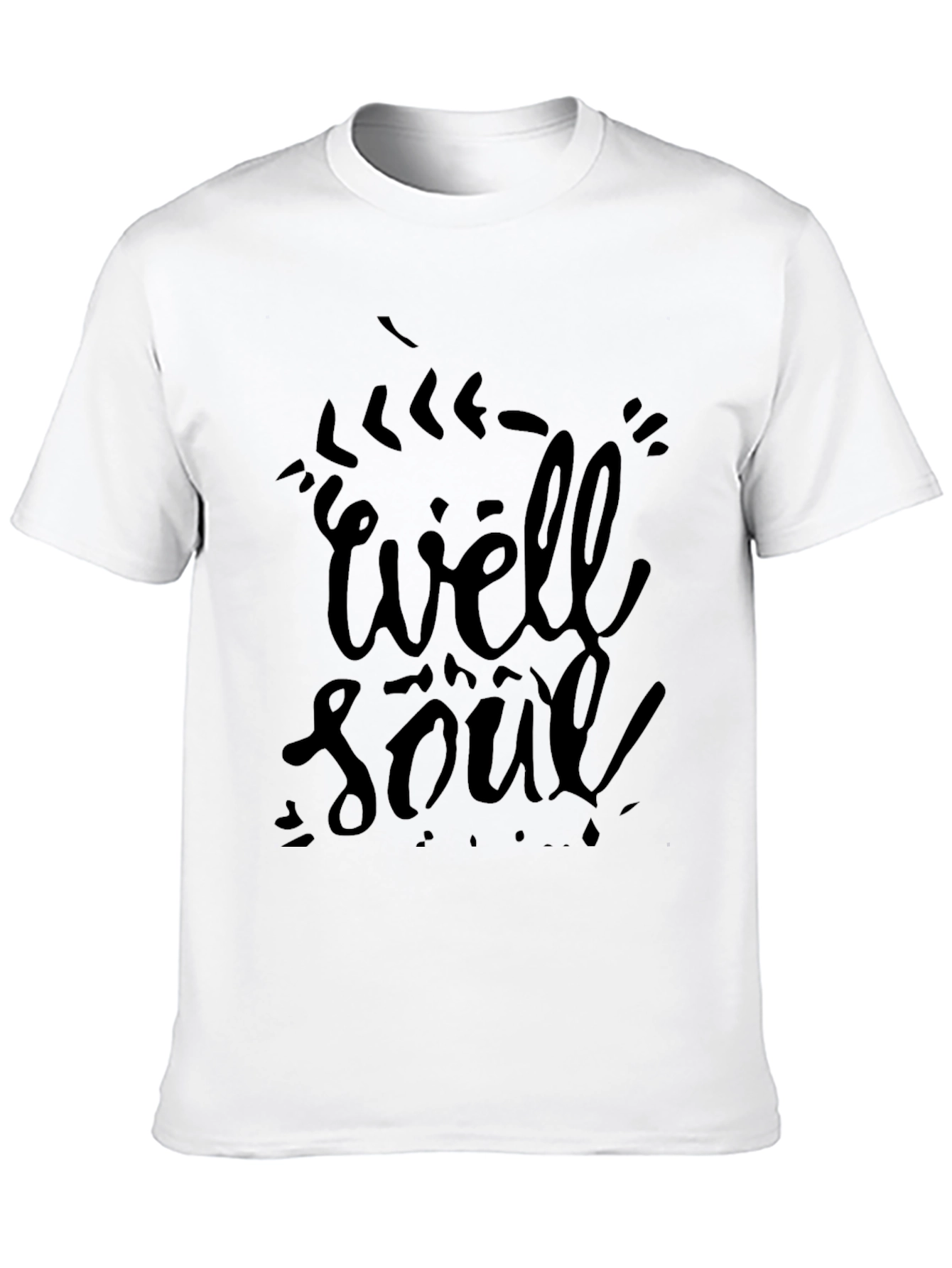 Black Well Soul Black Graphic T-Shirt view 10