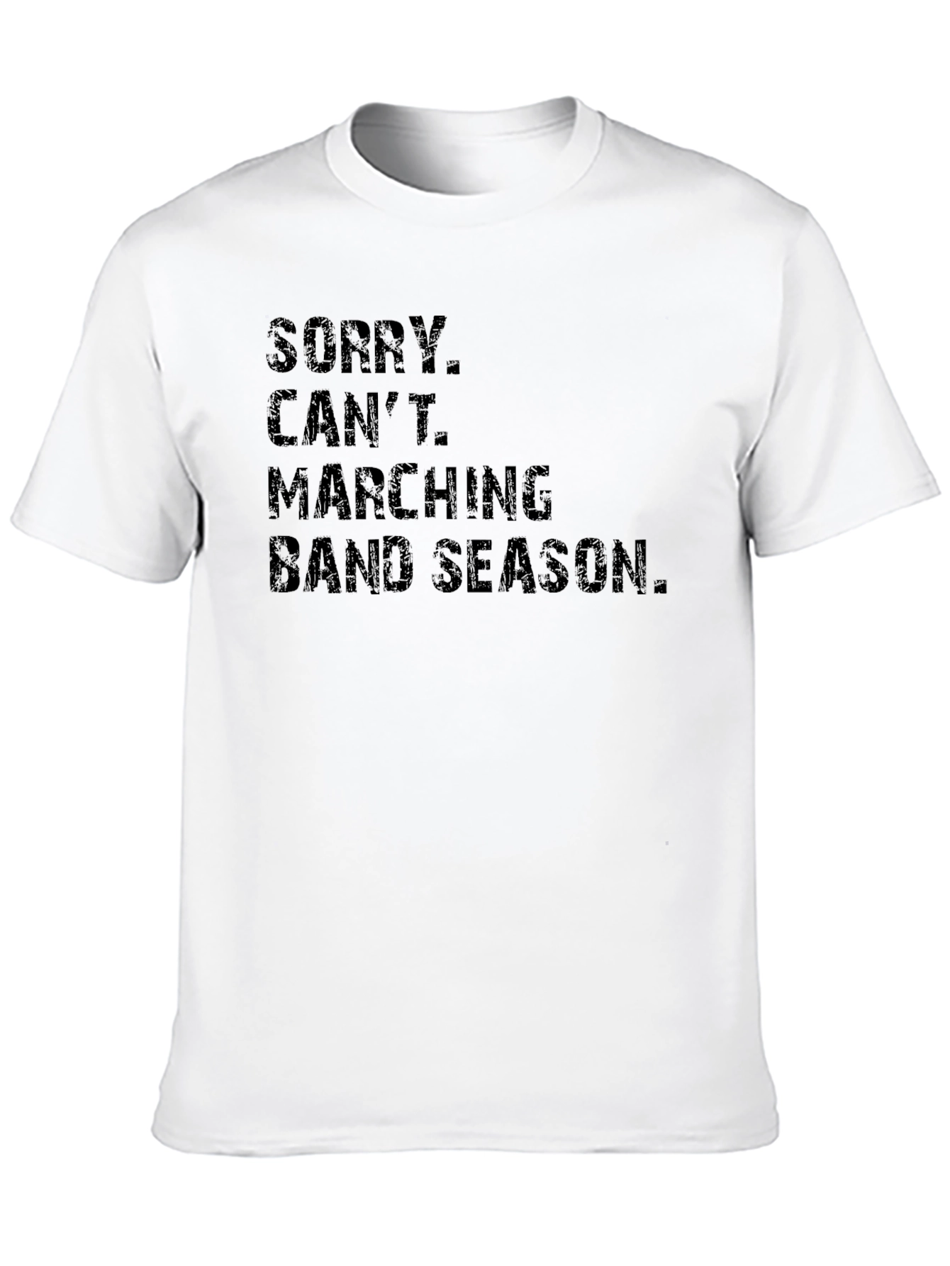 Black Marching Band Season T-Shirt Funny Tee view 10