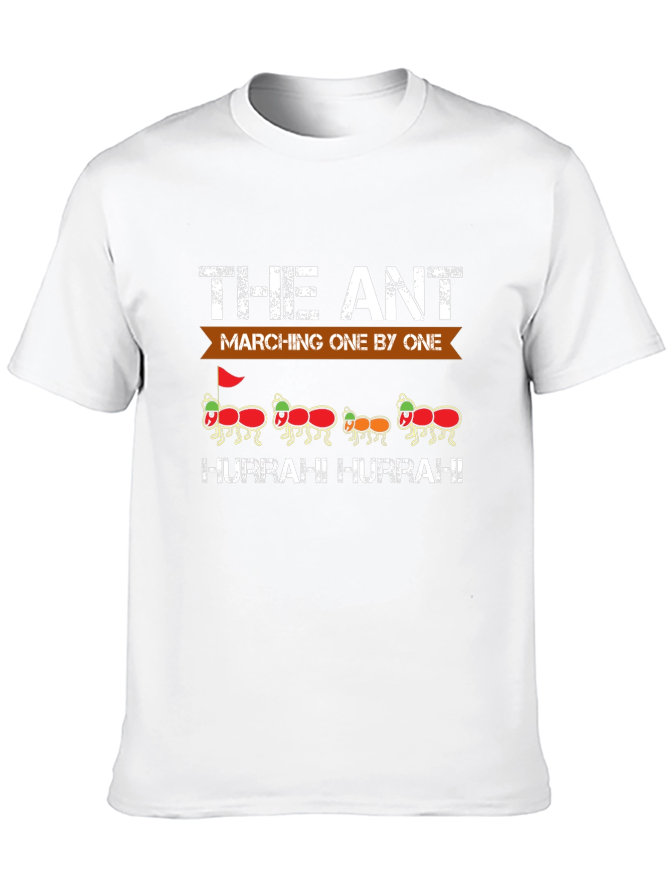 Black Ant Marching One By One Graphic T-Shirt view 10