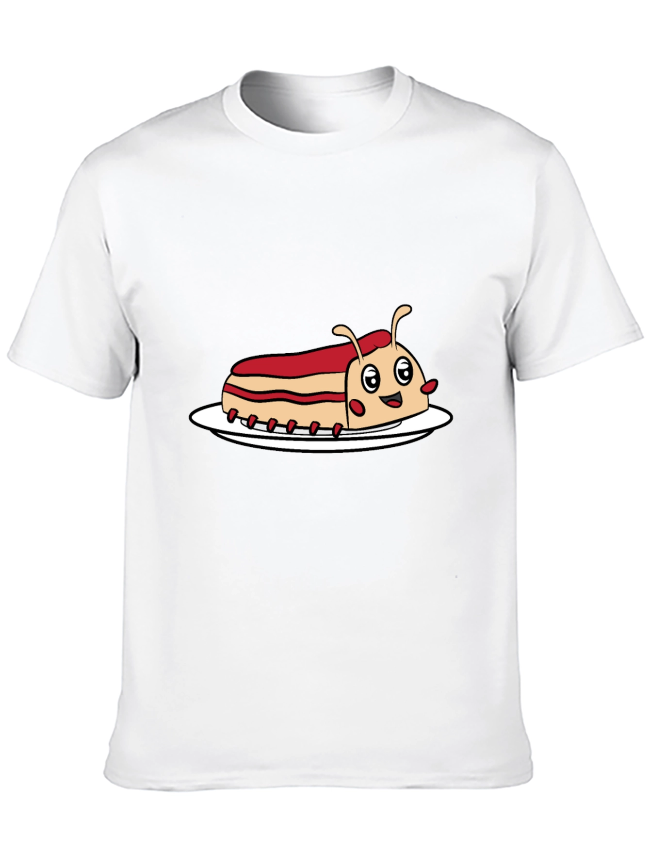 Black Cartoon Sandwich Bug Graphic Tee - Funny Novelty Shirt view 10