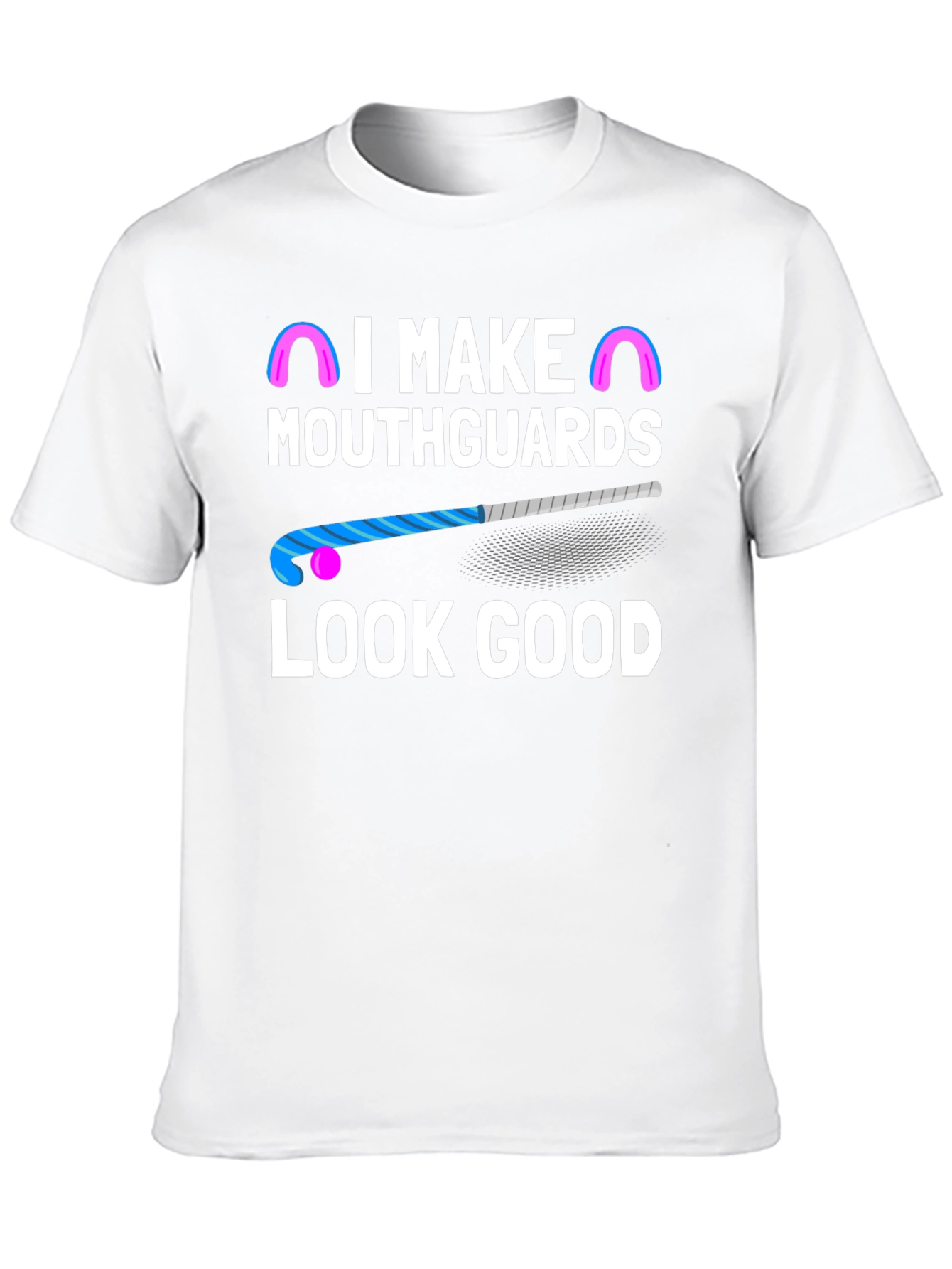 Black I Make Mouthguards Look Good Graphic Tee view 10