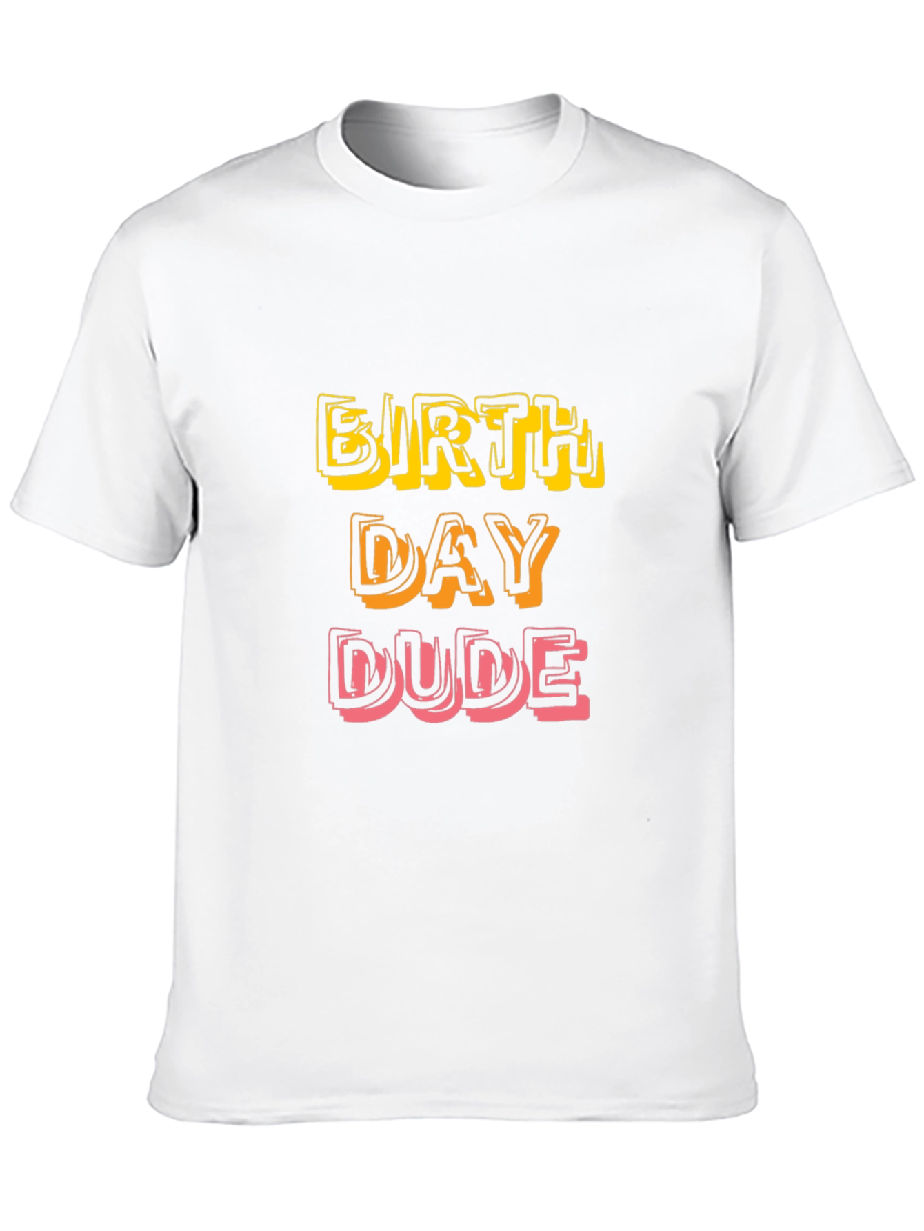 Black Birthday Dude T-Shirt - Fun Celebration Tee view 10