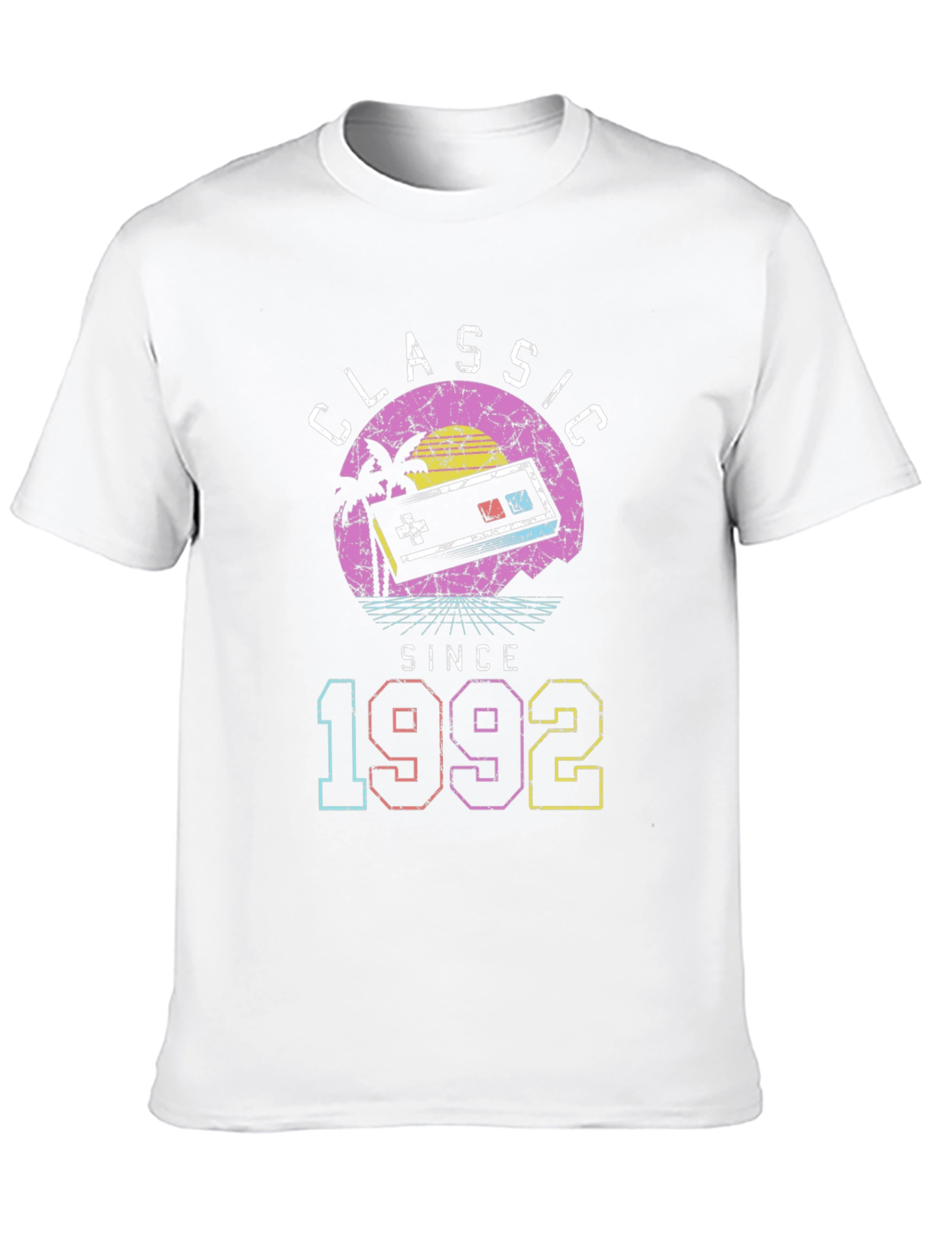 Black Classic Since 1992 Gaming Retro T-Shirt view 10