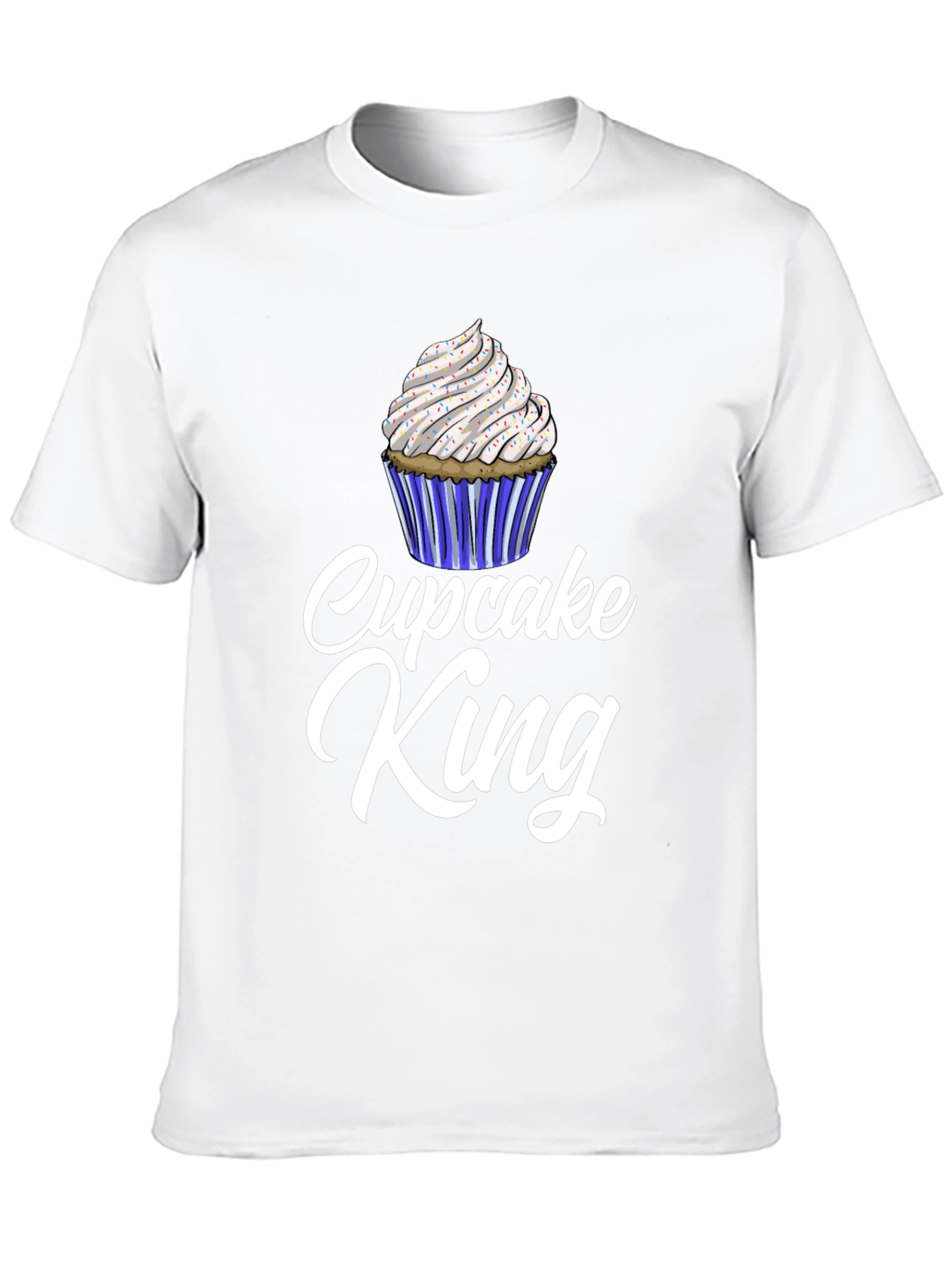 Black Cupcake King Graphic T-Shirt view 10