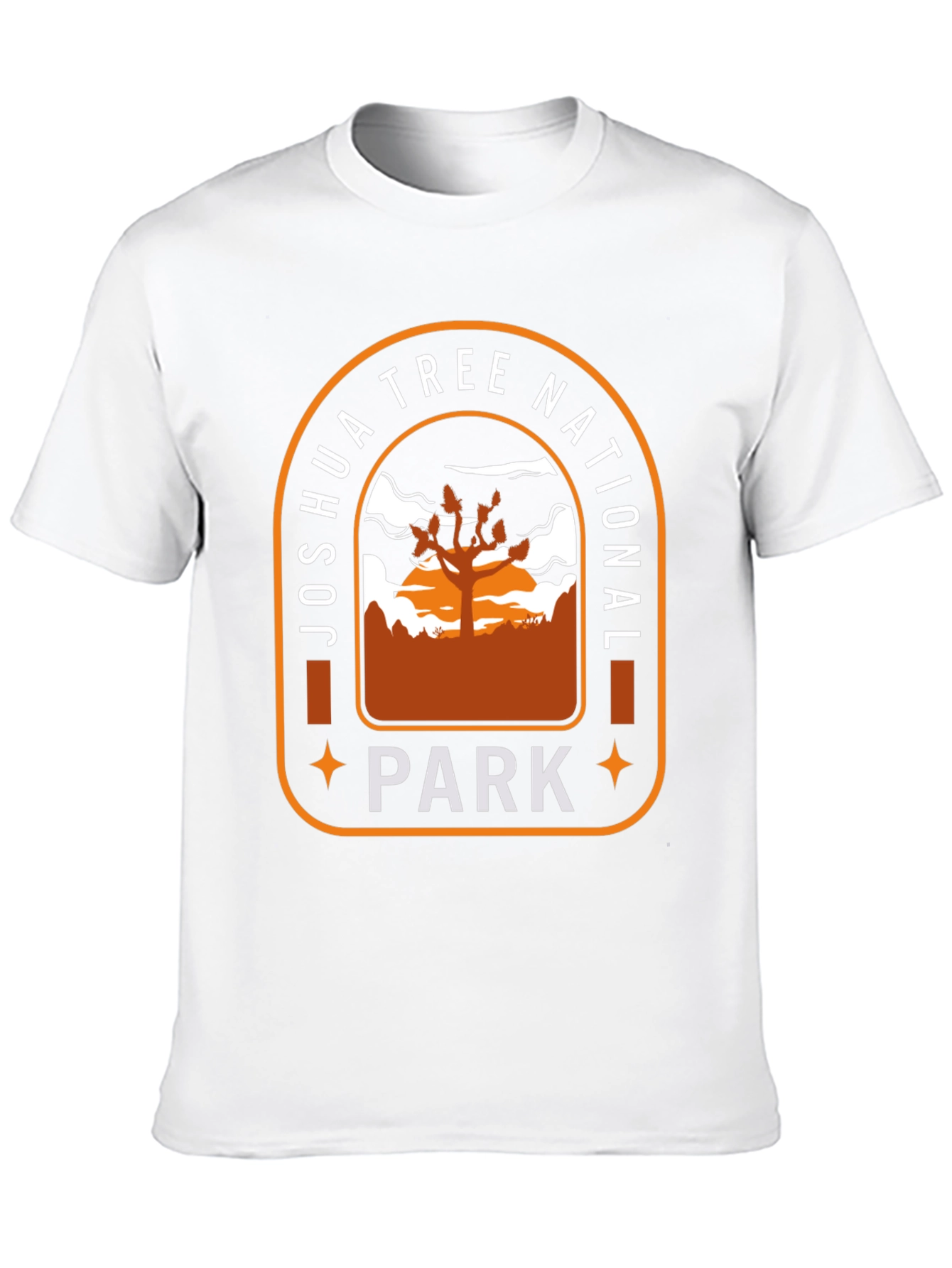 Black Joshua Tree National Park Graphic Tee view 10