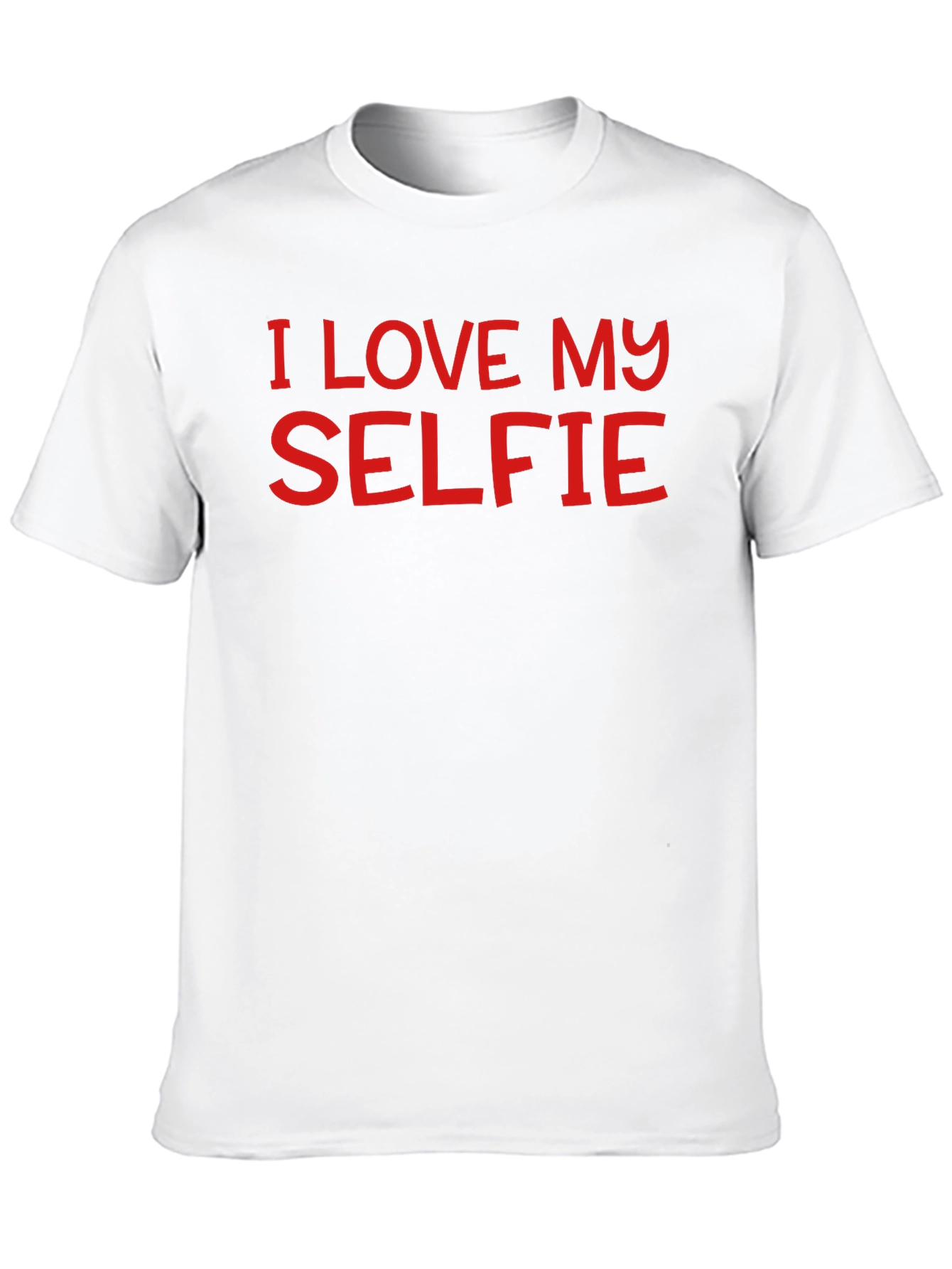Black I Love My Selfie Black T-Shirt view 10